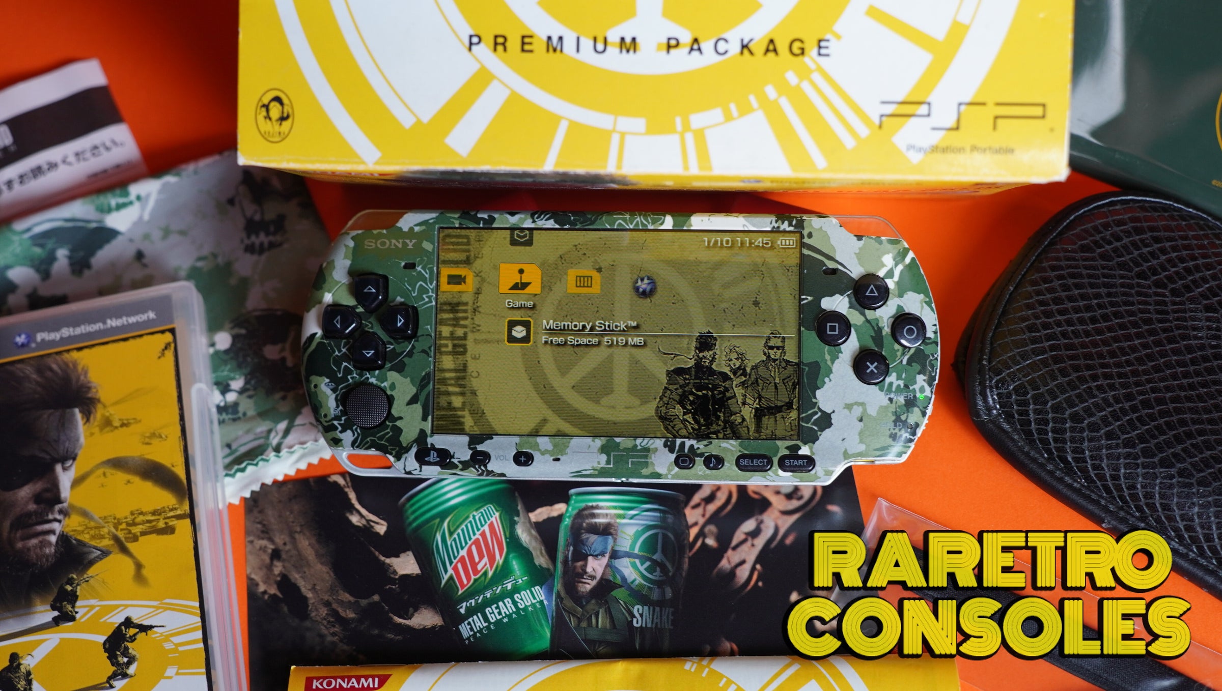 Metal Gear Solid Peace Walker Premium Package Limited Edition PSP