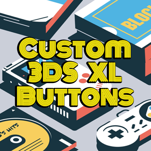 Custom Nintendo 3DS XL Buttons – Premium Replacement ABXY & D-Pad Sets ...
