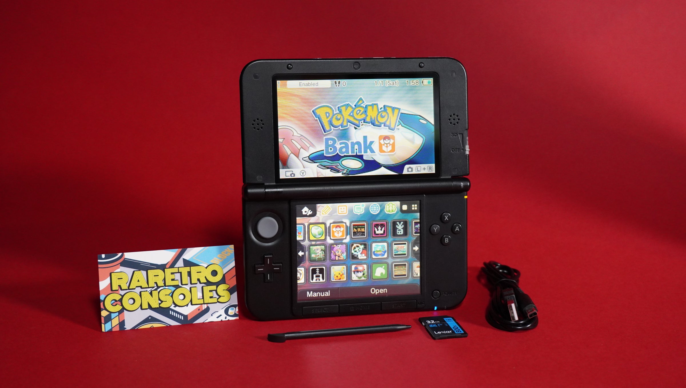 Nintendo 3DS XL Pokémon X and Y Limited Edition - Red | Raretro