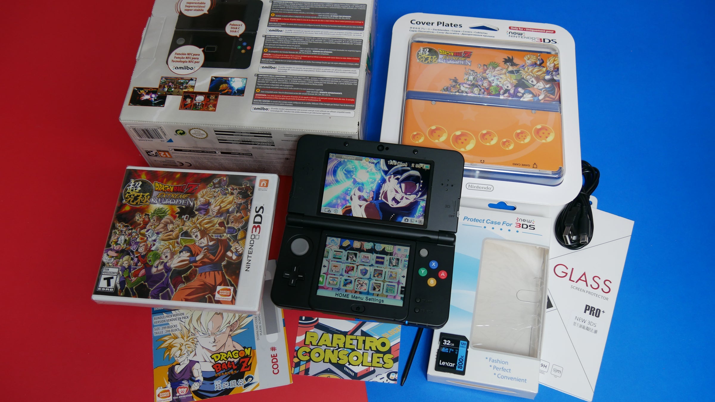 3DS本体&カセット New Nintendo 3DS Dragon Ball Z Butoden Complete Pack | Raretro