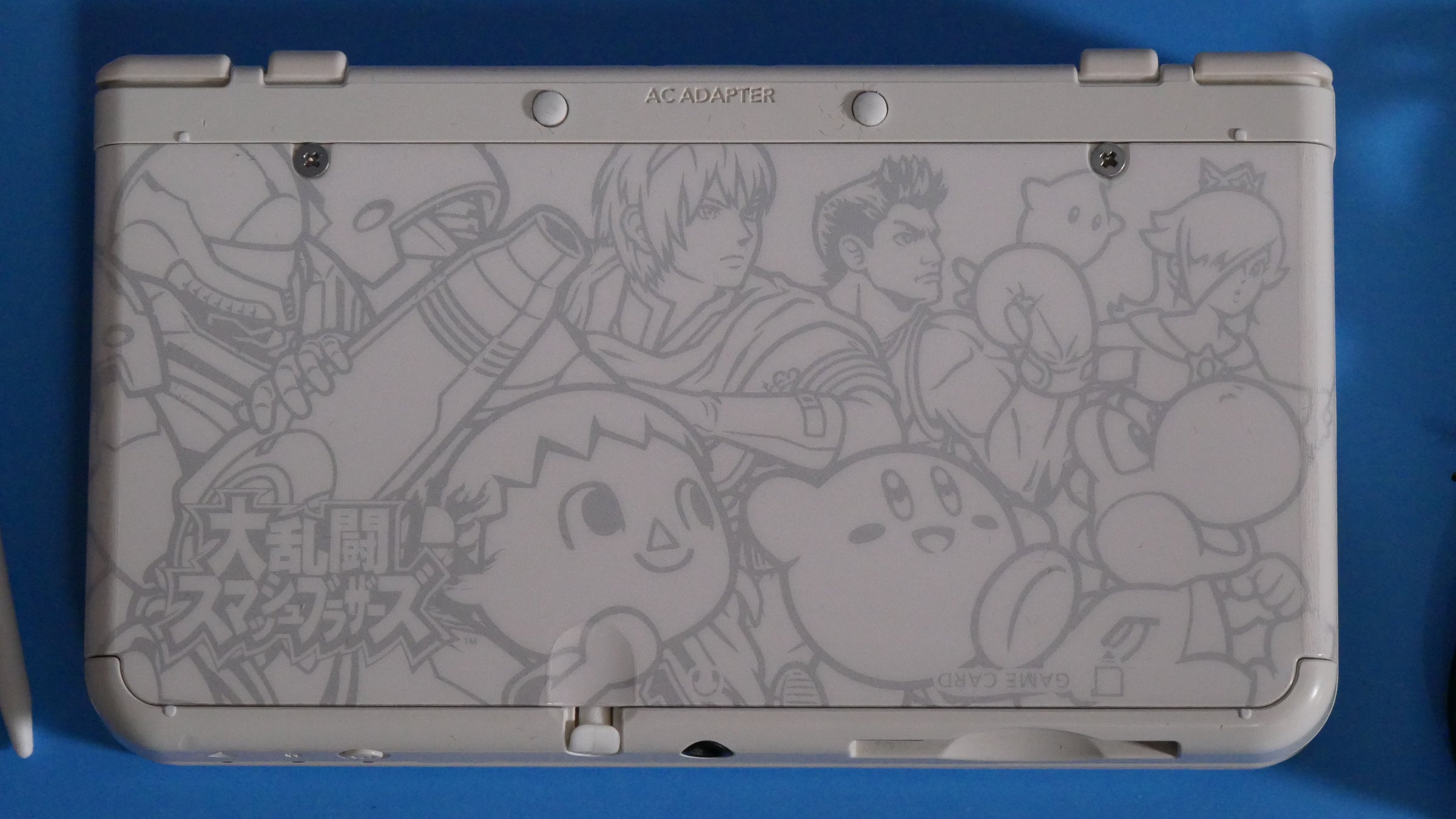 newニンテンドー3DS きせかえプレート スマブラ ホワイト No.039 New Nintendo 3DS No. 039 White Super Smash Bros Plates