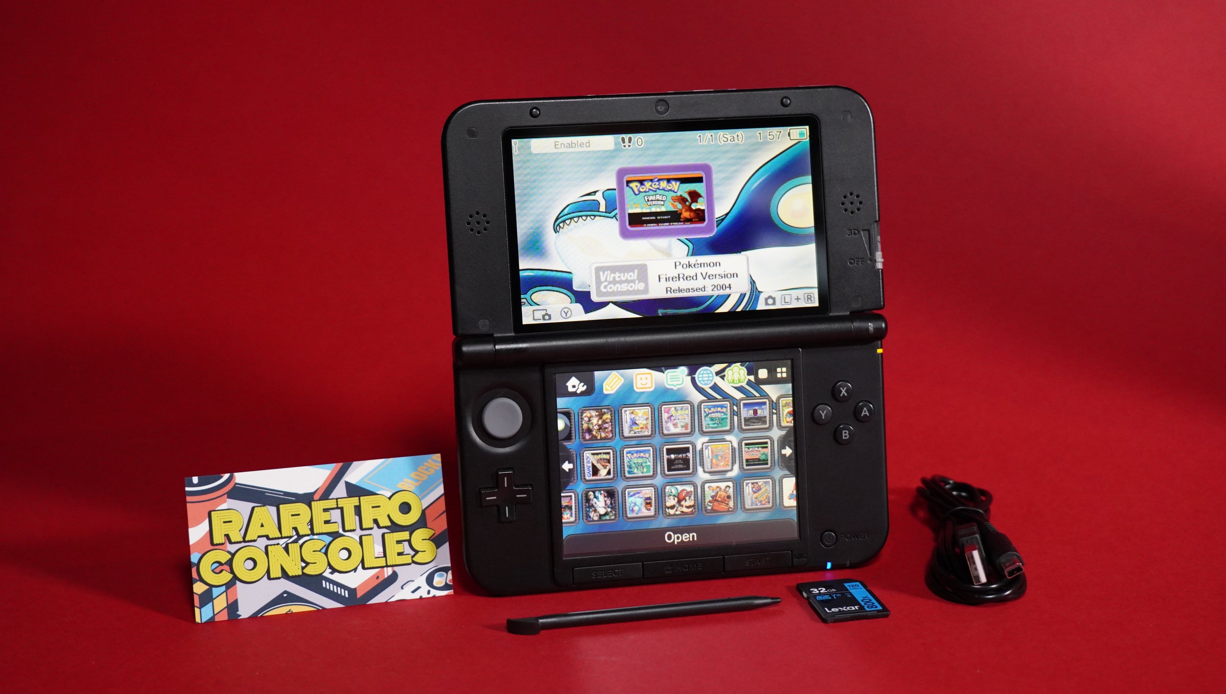 Nintendo 3DS XL Pokémon X and Y Limited Edition - Red