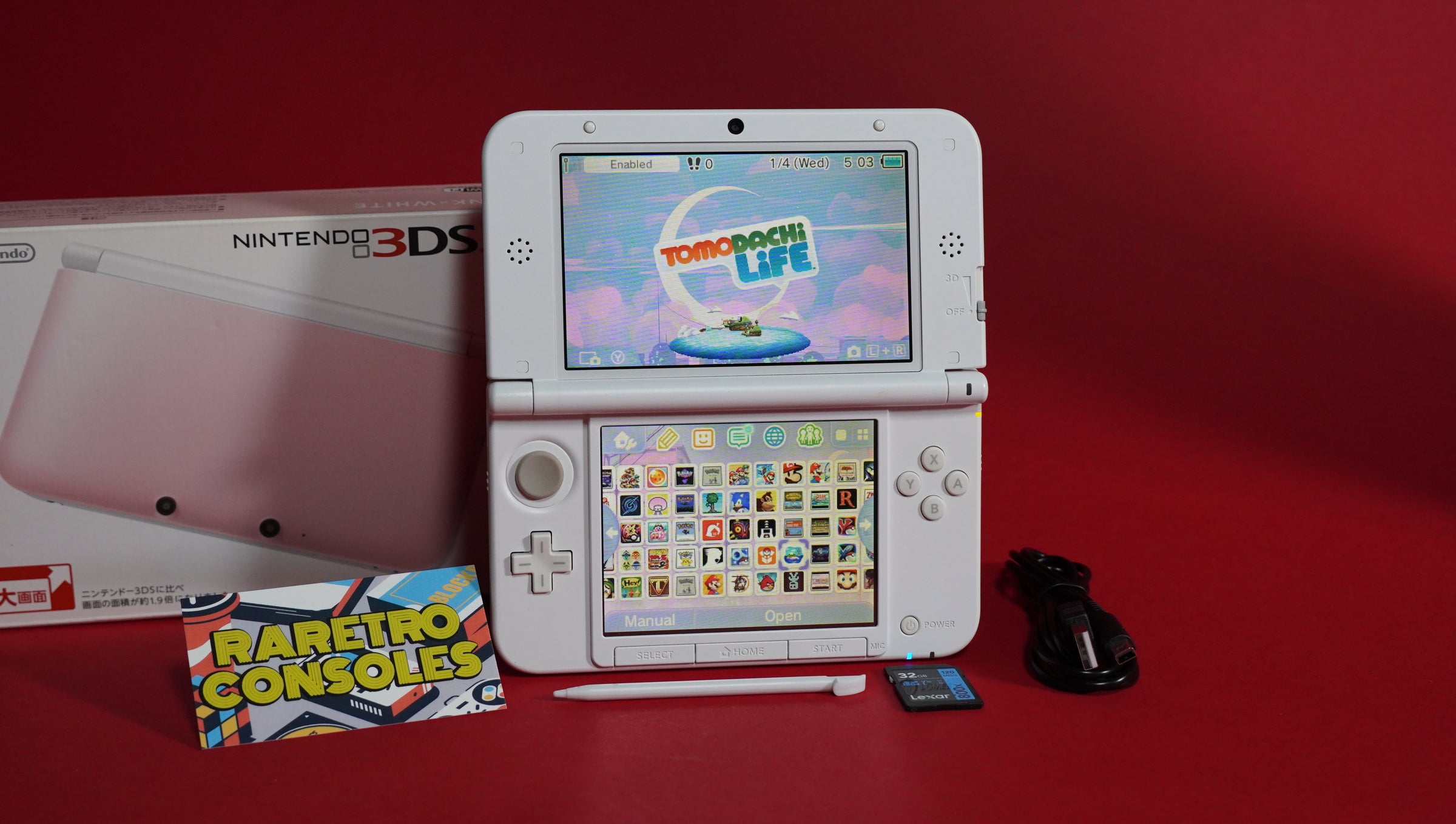 Misty Pink Nintendo 3DS XL with Box | Raretro Consoles