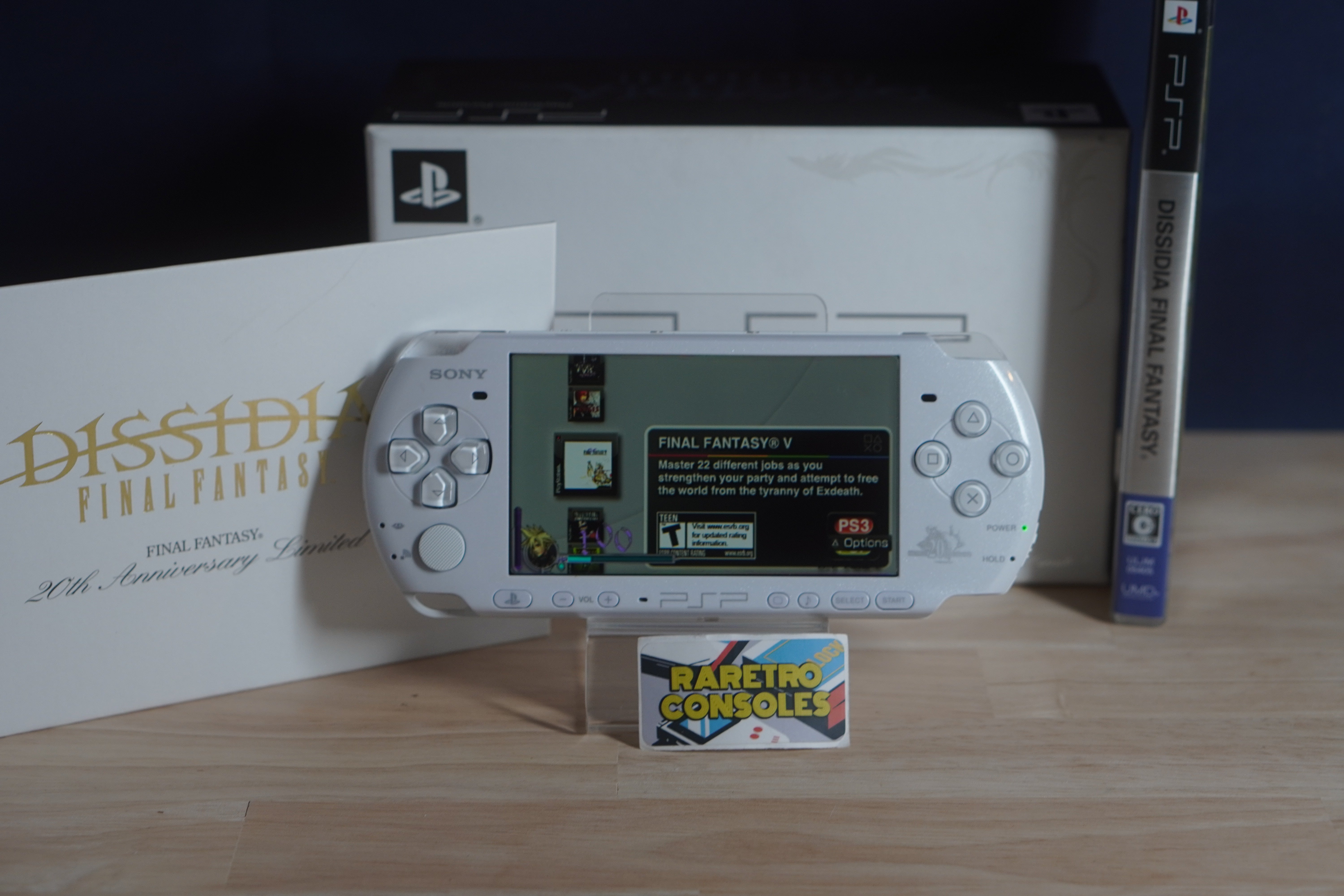 Sony PSP 3000 Final Fantasy Dissidia 20th Anniversary