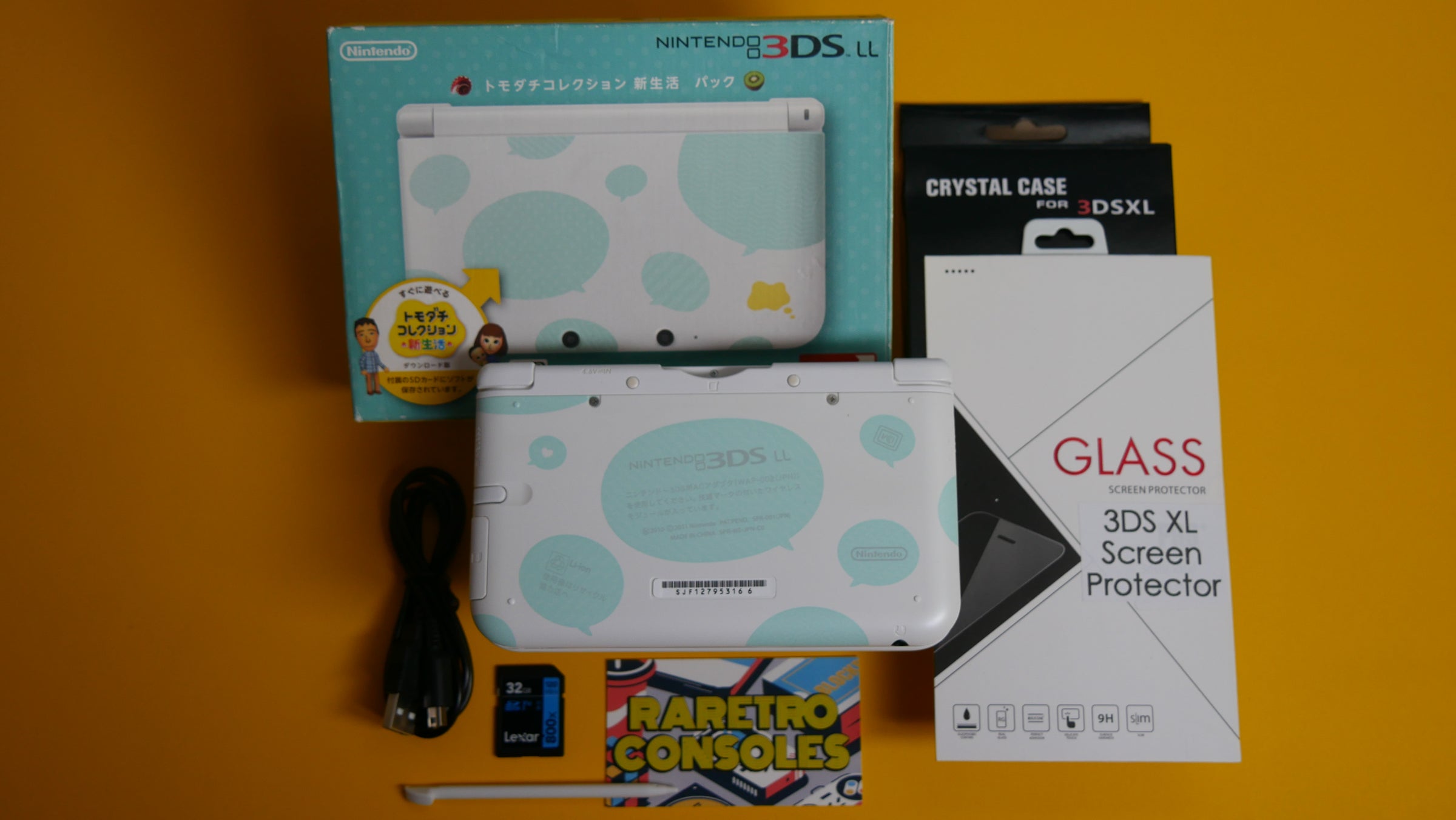 Flo Nintendo Nintendo 3DS XL Tomodachi Collection New Life Limited Edition with Box ...