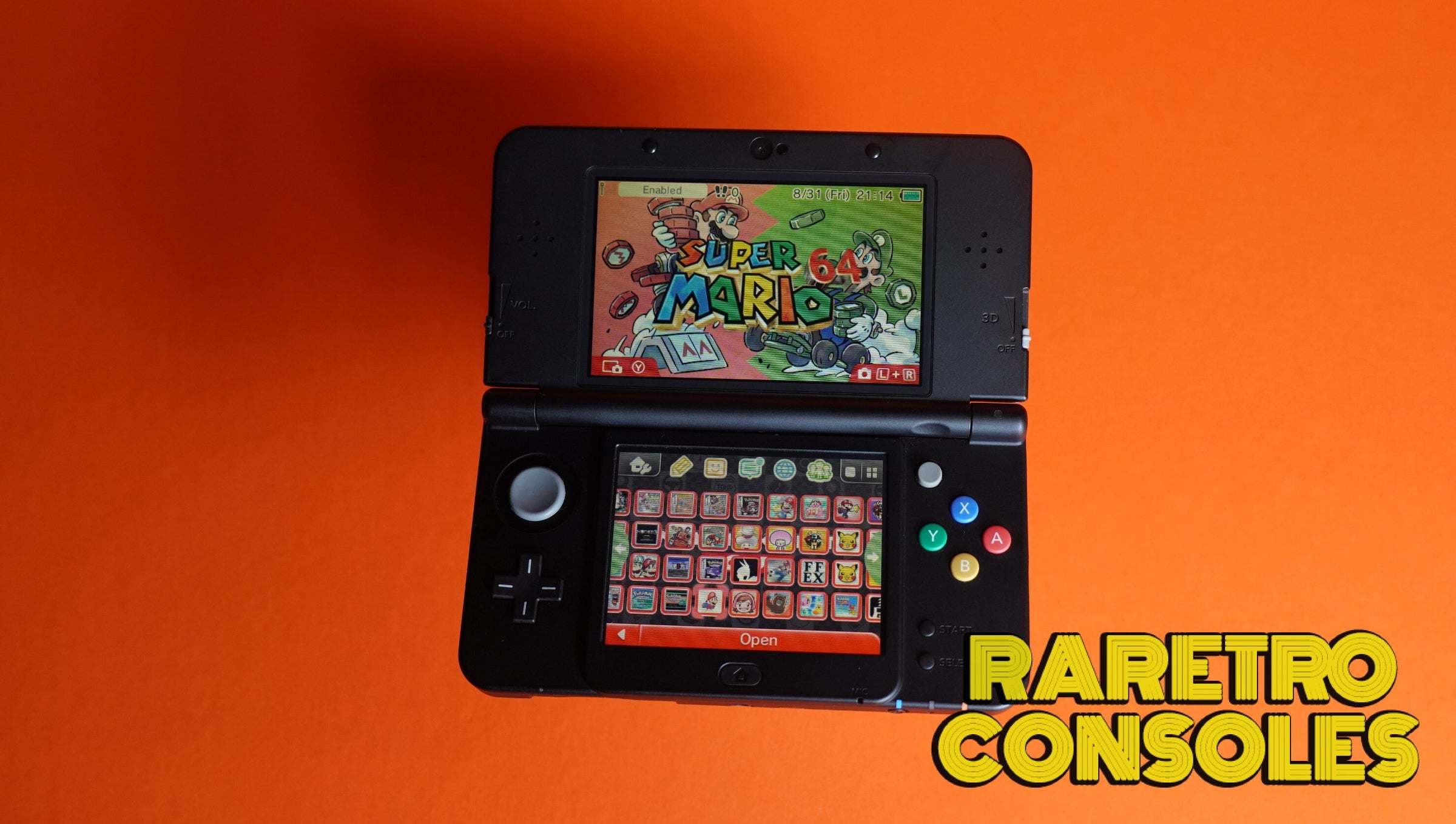 New Nintendo 3DS with No. 044 Mario Camouflage Green | Raretro