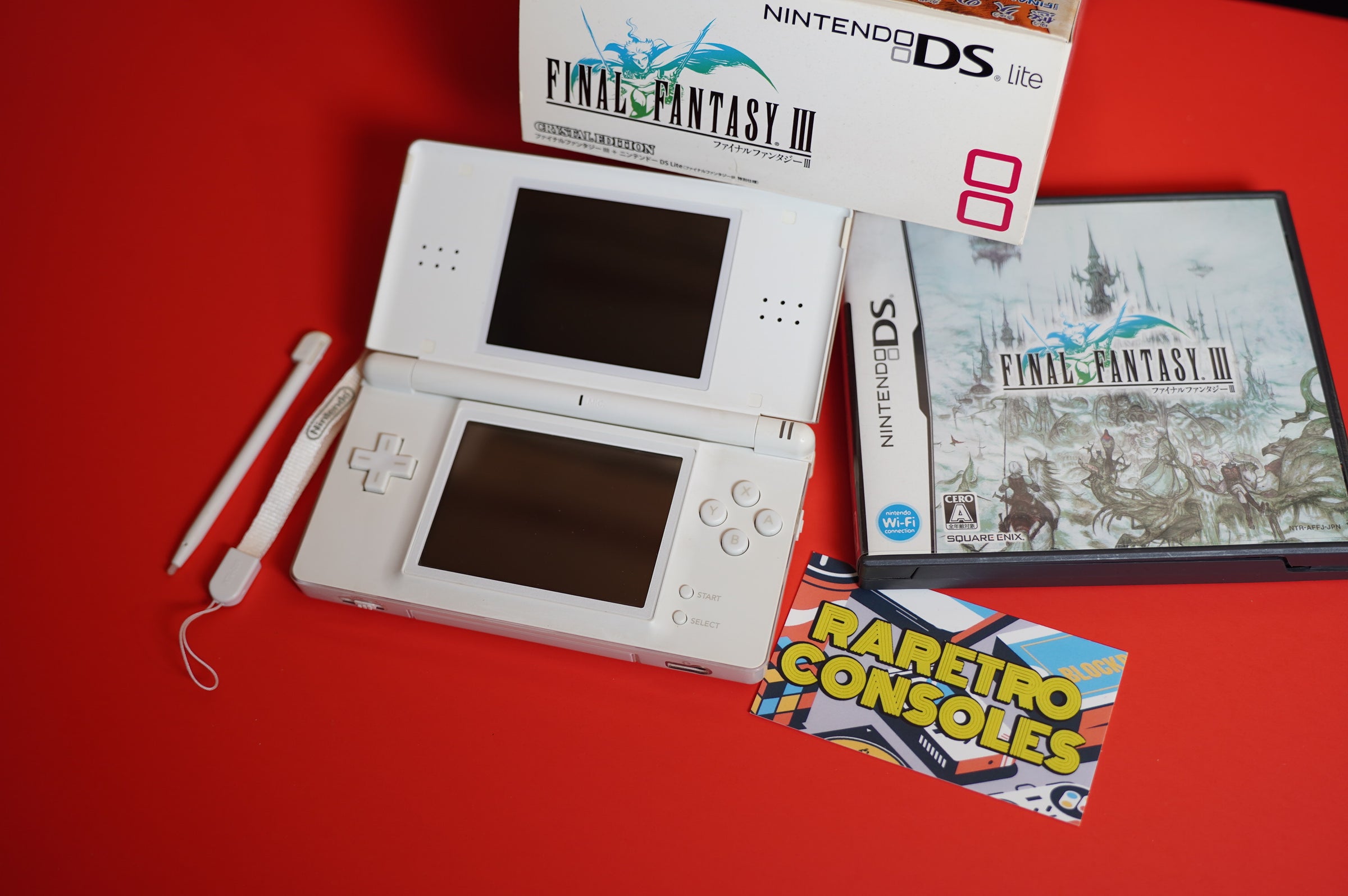 Nintendo DS Lite Final Fantasy III Crystal Edition With Box