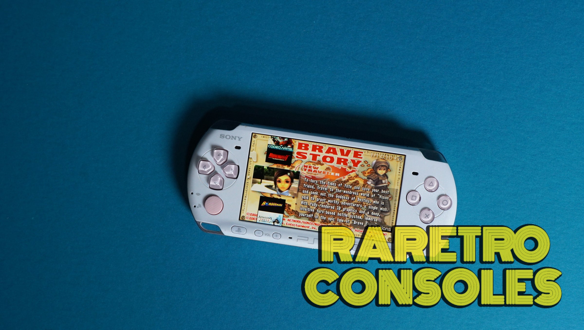 Pearl White x Pink PSP 3000 PlayStation Portable | Raretro Consoles