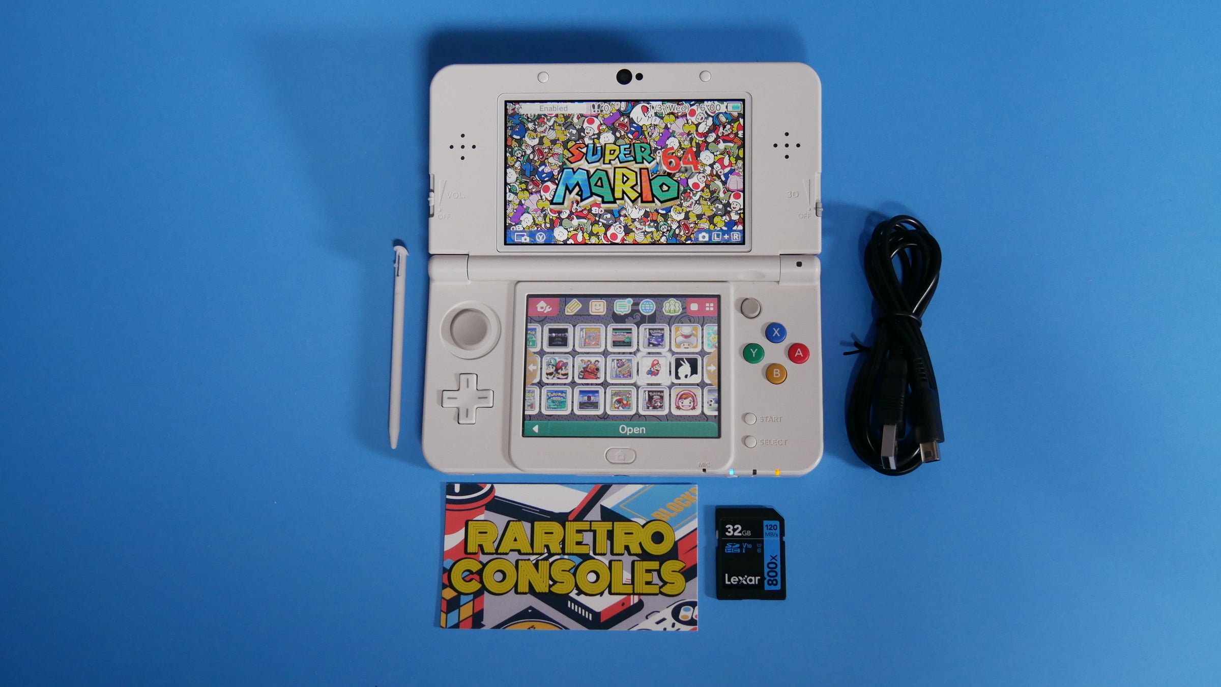 4-043【美品】Newニンテンドー3DS ホワイト New Nintendo 3DS White Console Stylus Japanese ver [H] | eBay