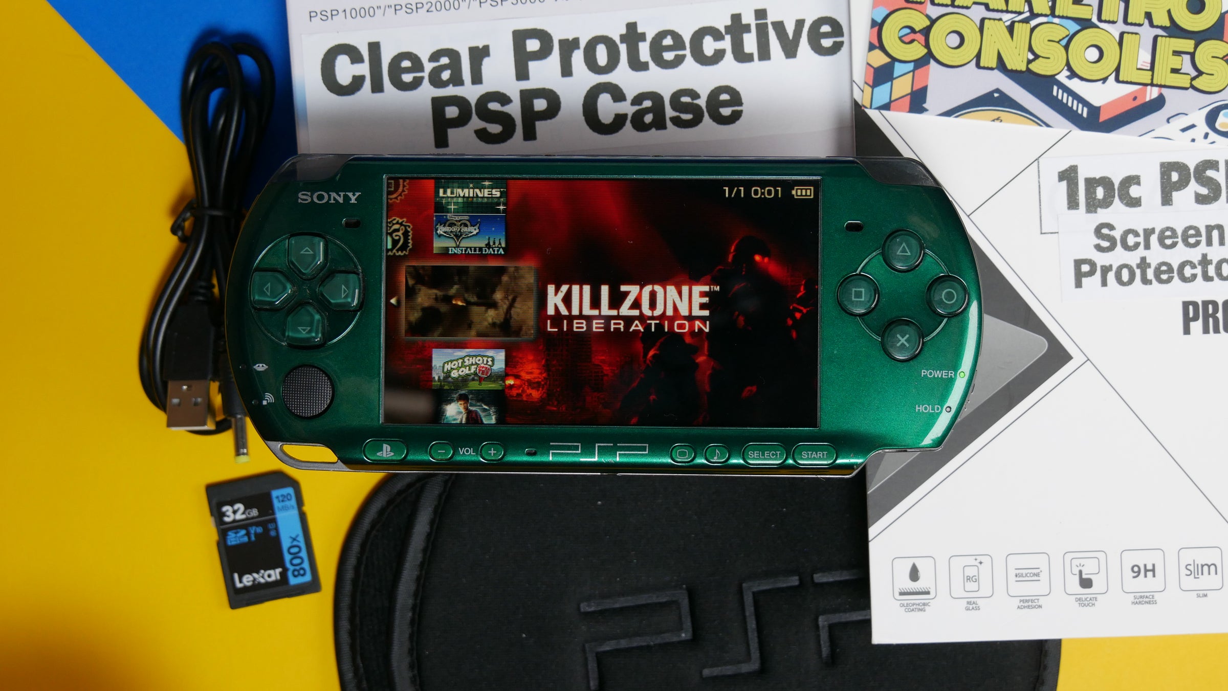 Sony PlayStation PSP 3000 Spirited Green | Raretro Consoles