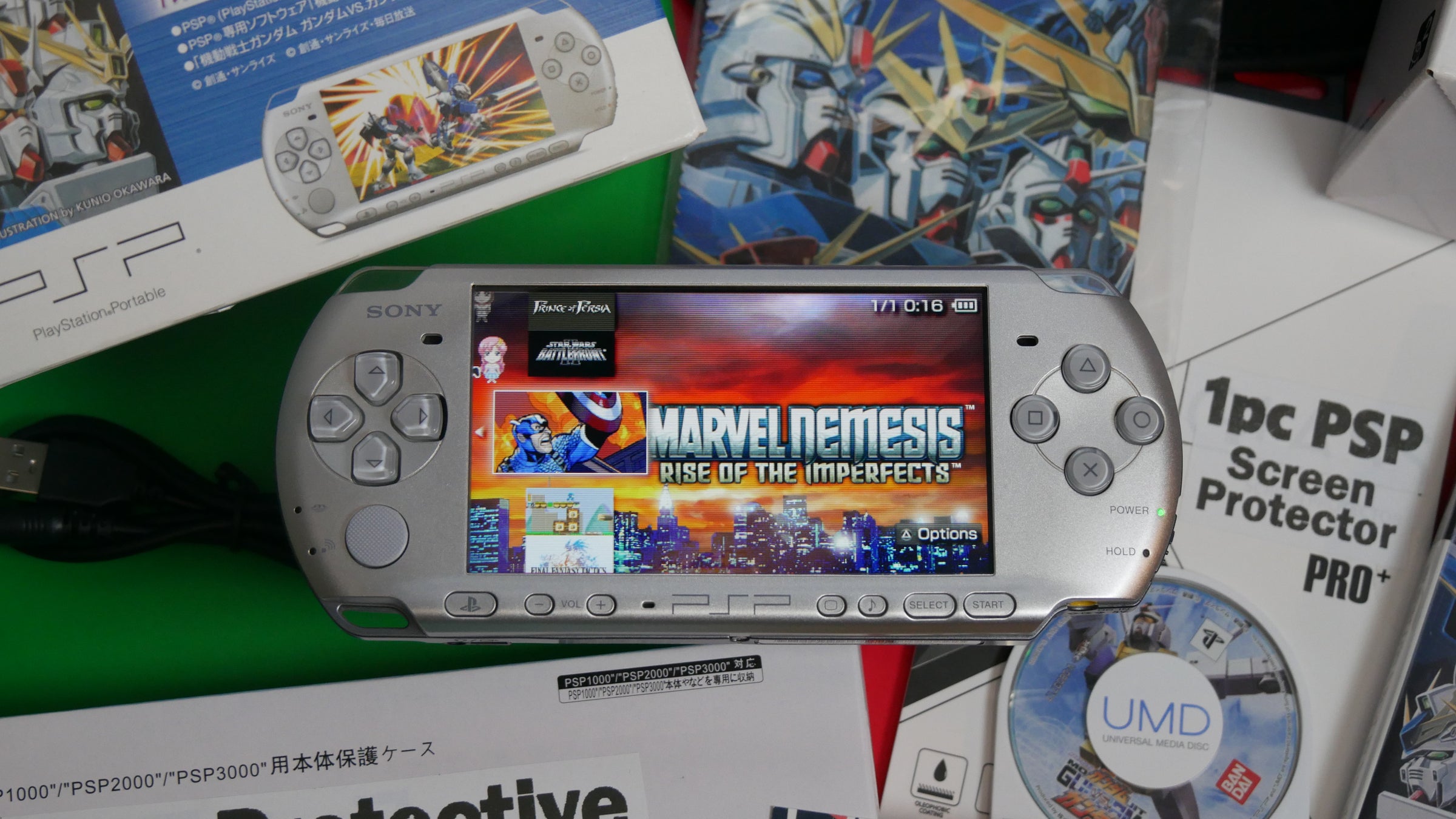 PlayStation Portable - PSP 3000 ガンダムvs ガンダム　限定モデル　美品　本体のみ　SONY Sony PSP 3000 Gundam vs Gundam Console - Consolevariations