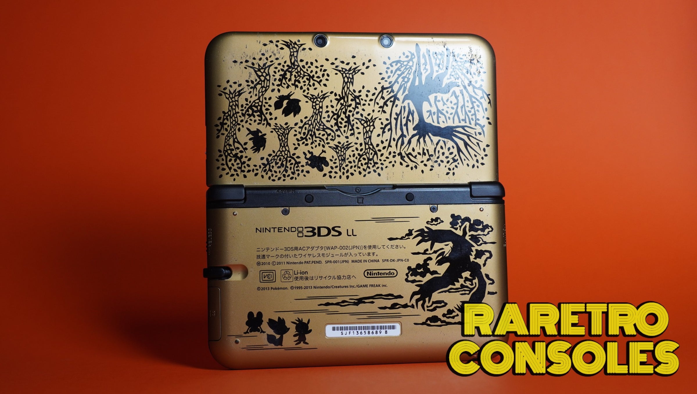 Nintendo 3DS XL Pokemon X & Y Premium Gold Limited Edition