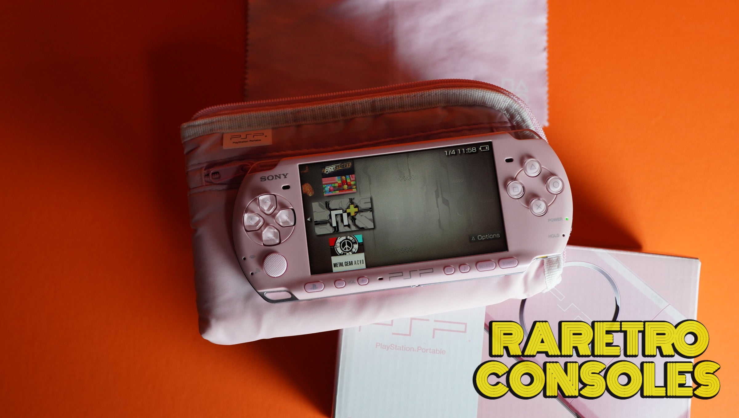 Blossom Pink Sony PSP 3000 Sony PlayStation Portable With Box
