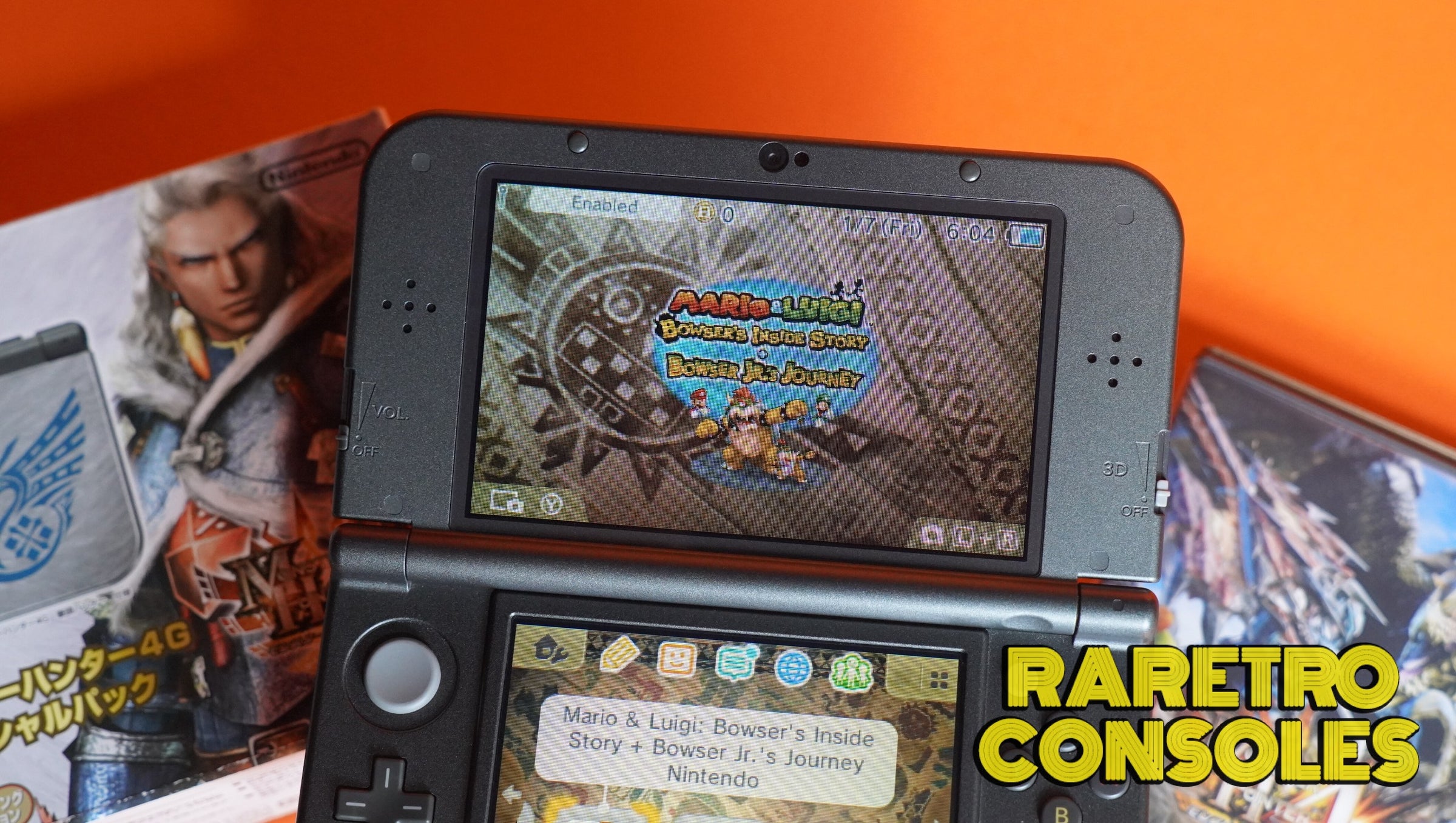 Dual IPS Nintendo New 3DS XL Monster Hunter 4G with Original Box