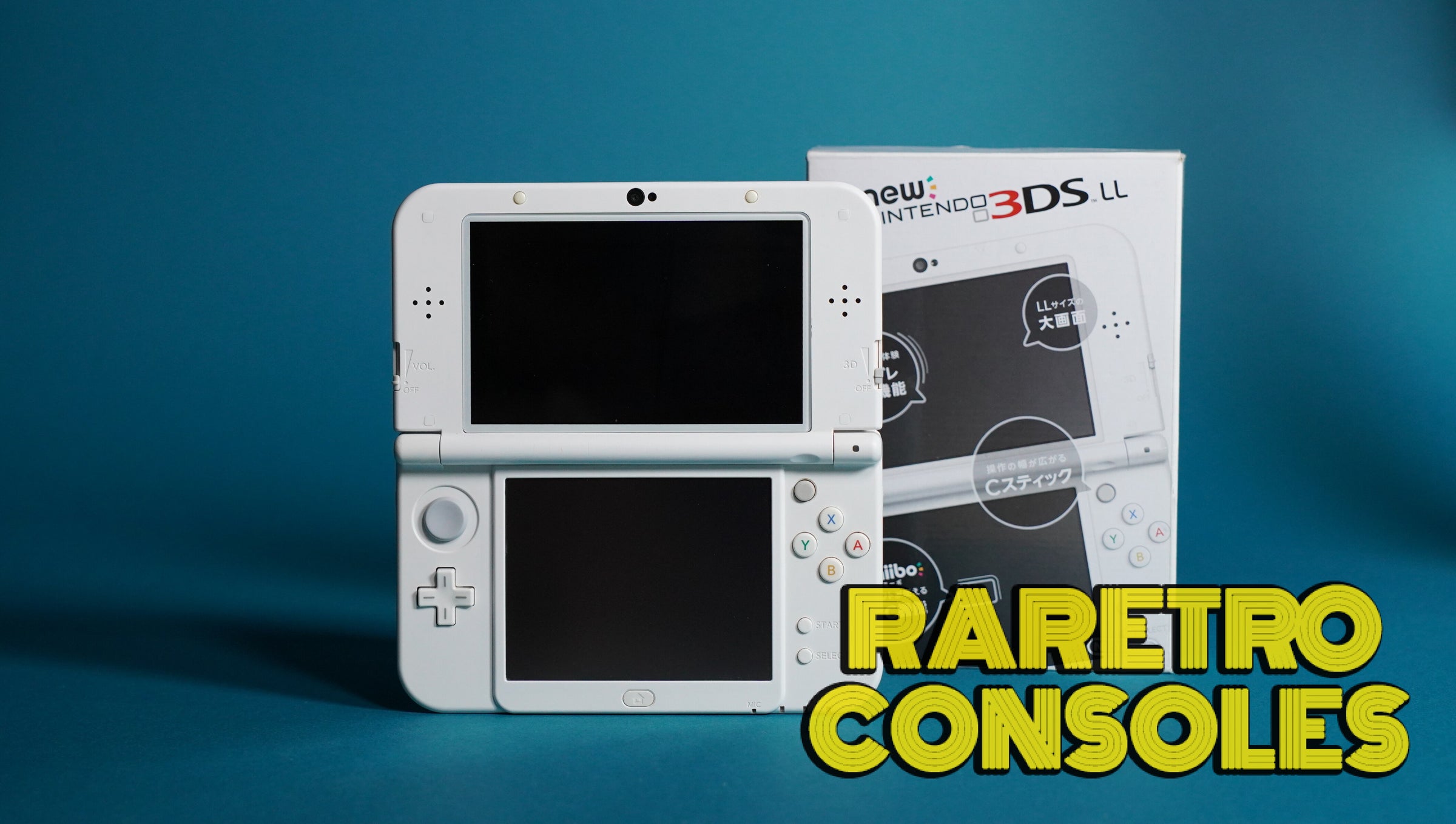 Top IPS New Nintendo 3DS XL in Artic Pearl White with box