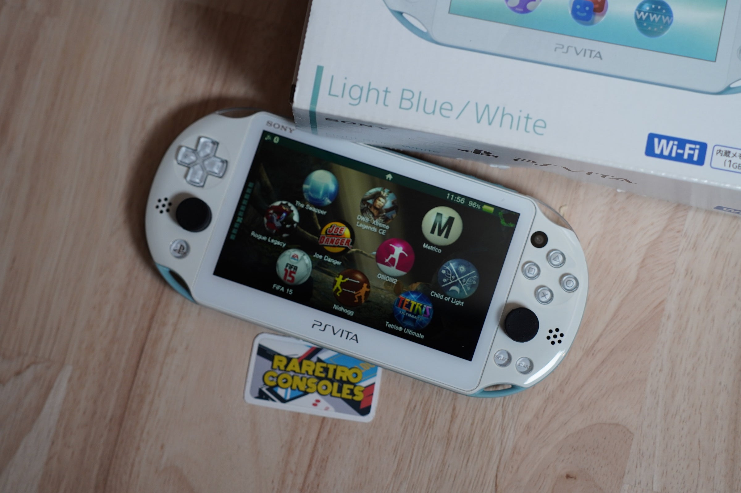 Sony PlayStation Vita Slim 2000 in Light Blue with Box | Raretro