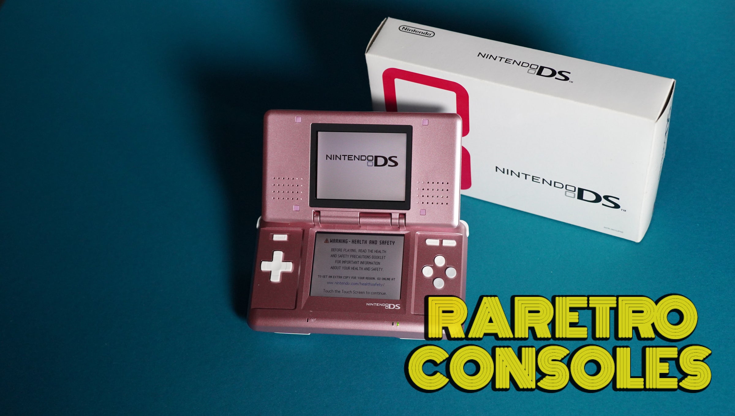 Candy Pink Nintendo DS Phat NTR-001 with Box | Raretro Consoles