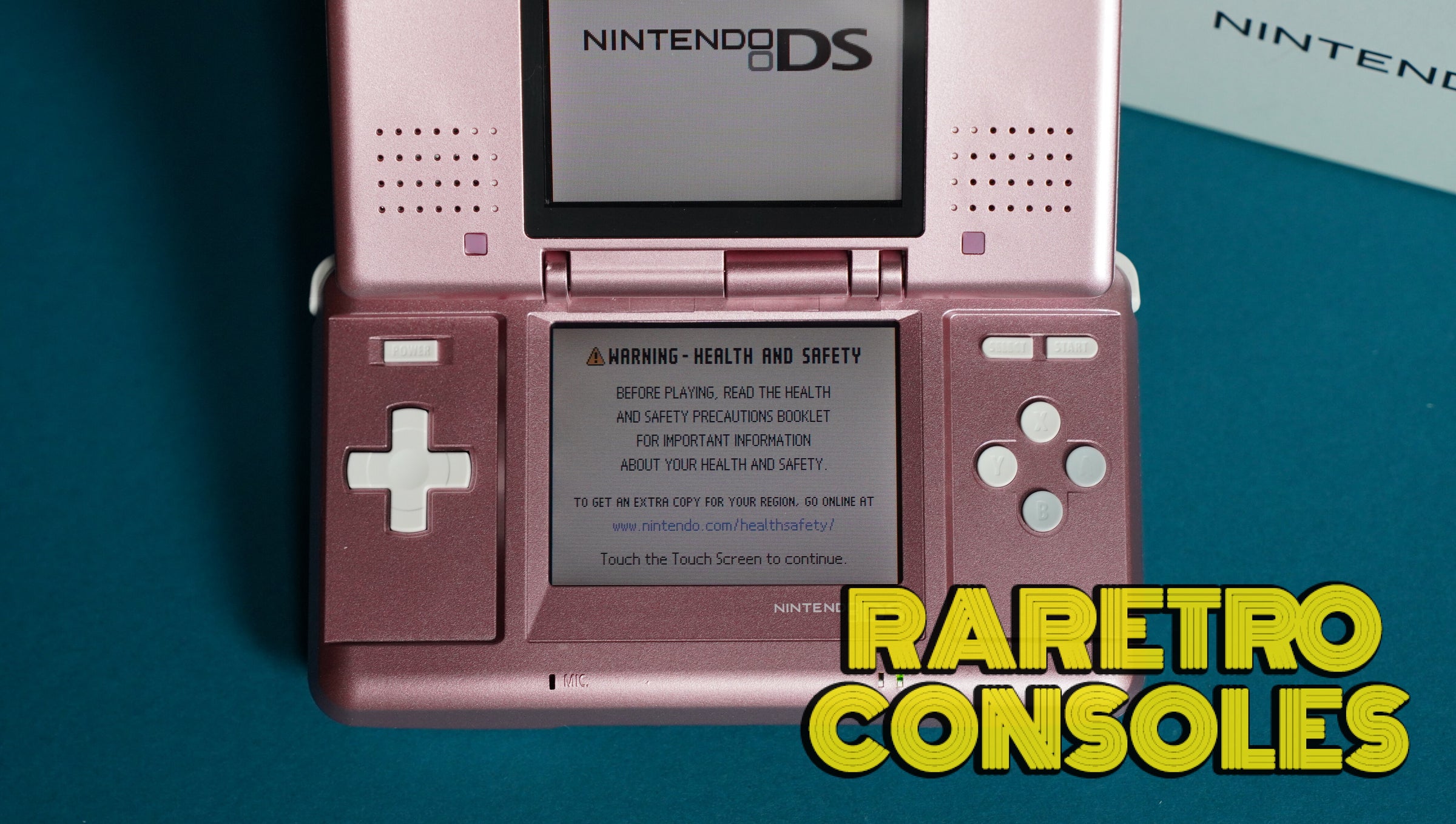 Candy Pink Nintendo DS Phat NTR-001 with Box | Raretro Consoles