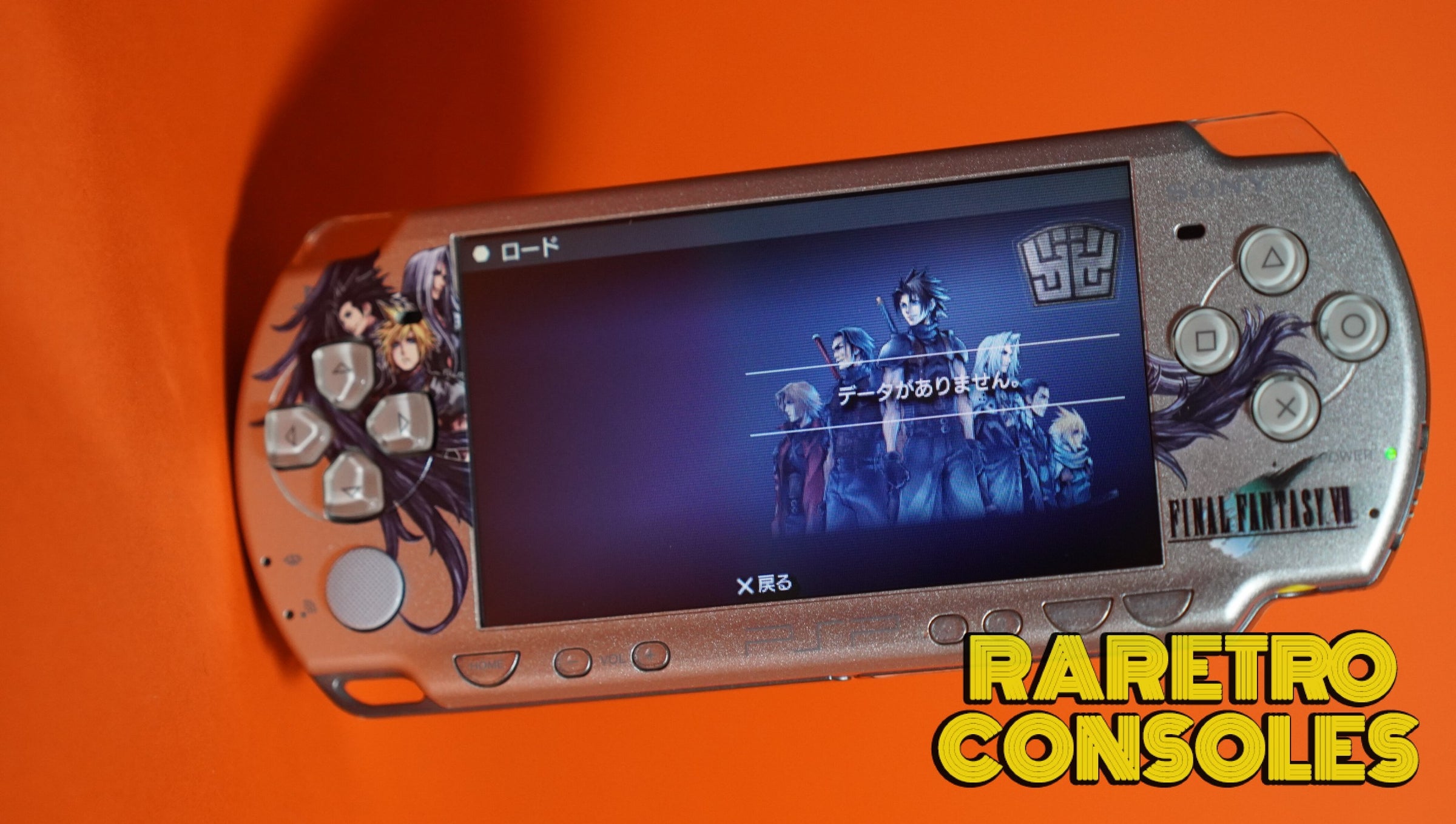 Custom Final Fantasy 7 (VII) Cloud 25th Anniversary PSP 2000 (UV