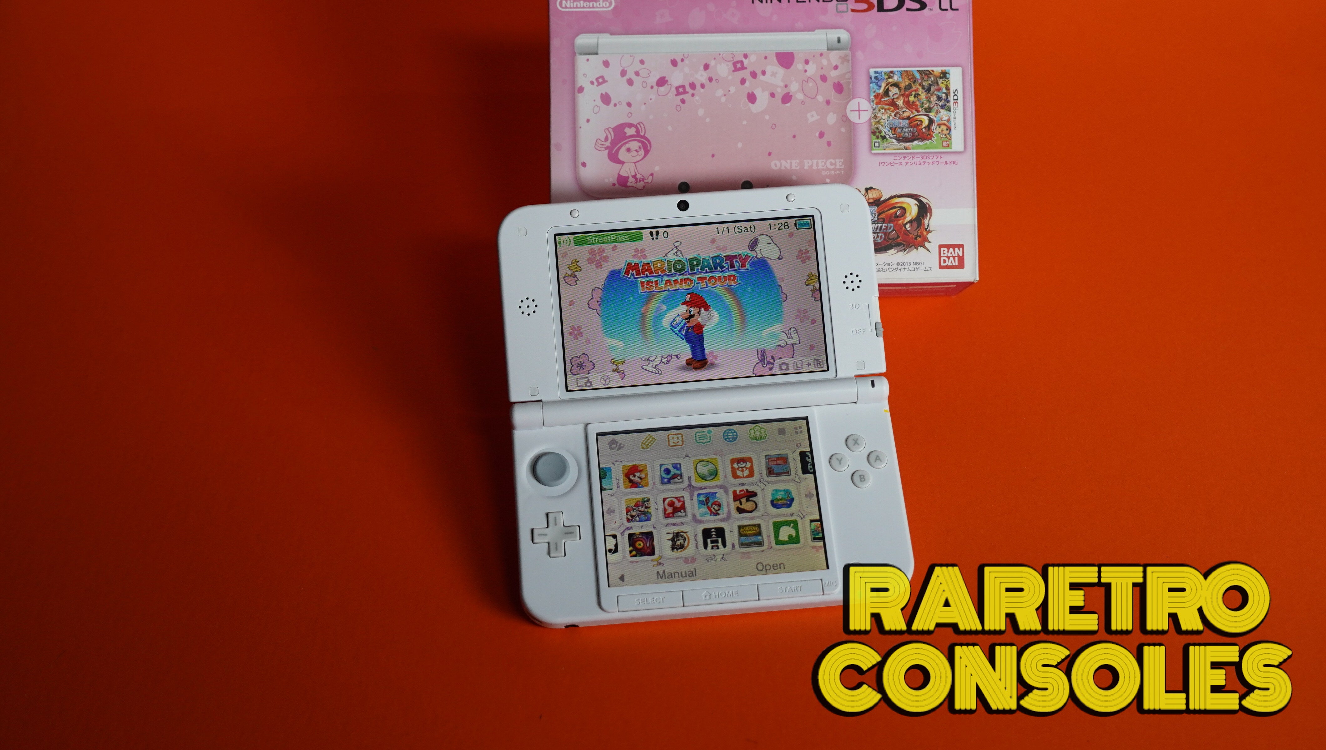 3DS ワンピース One Piece Chopper Pink Limited Edition Nintendo 3DS XL with Box
