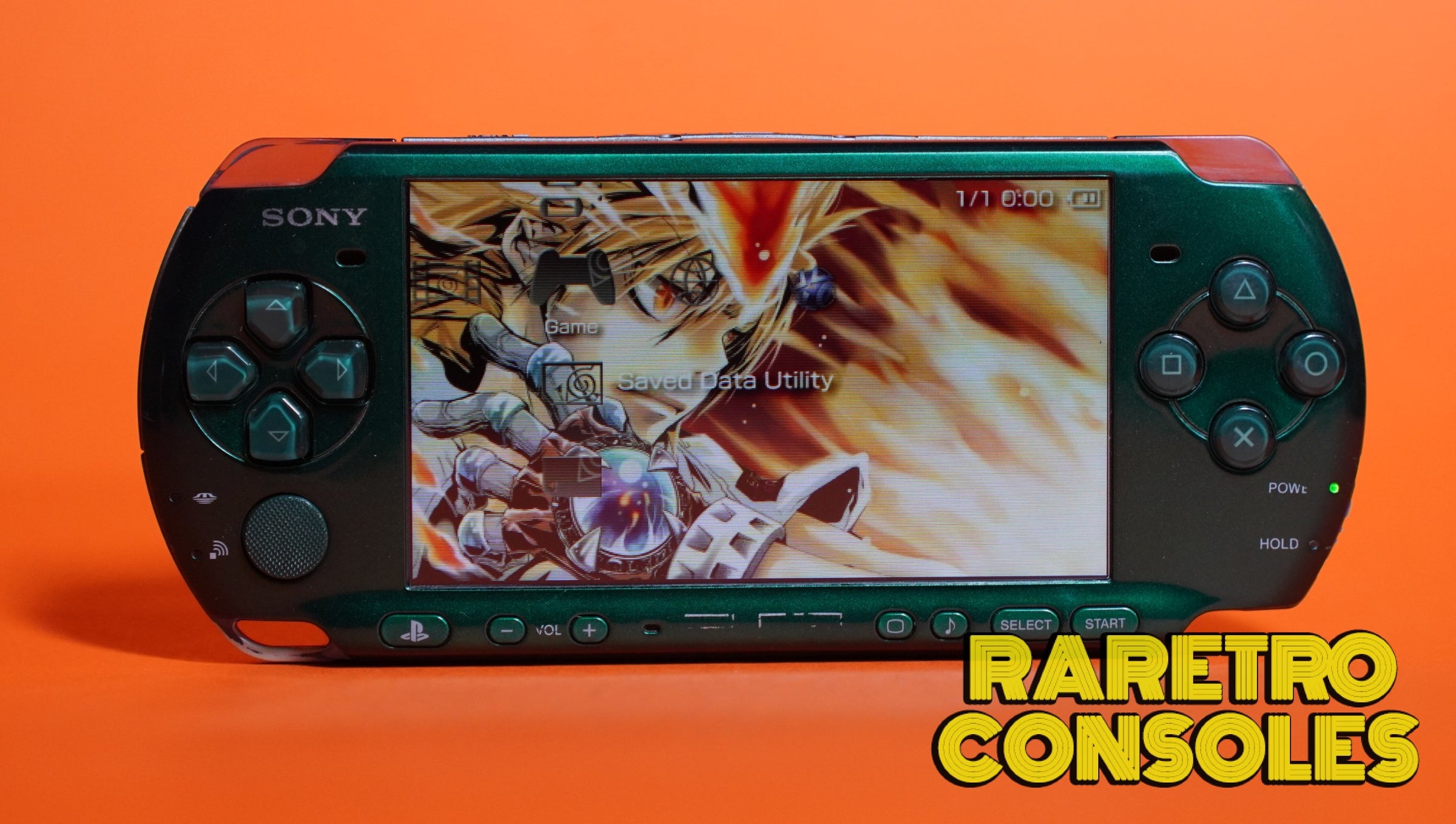 Spirited Green Sony PlayStation PSP 3000 | Raretro Consoles
