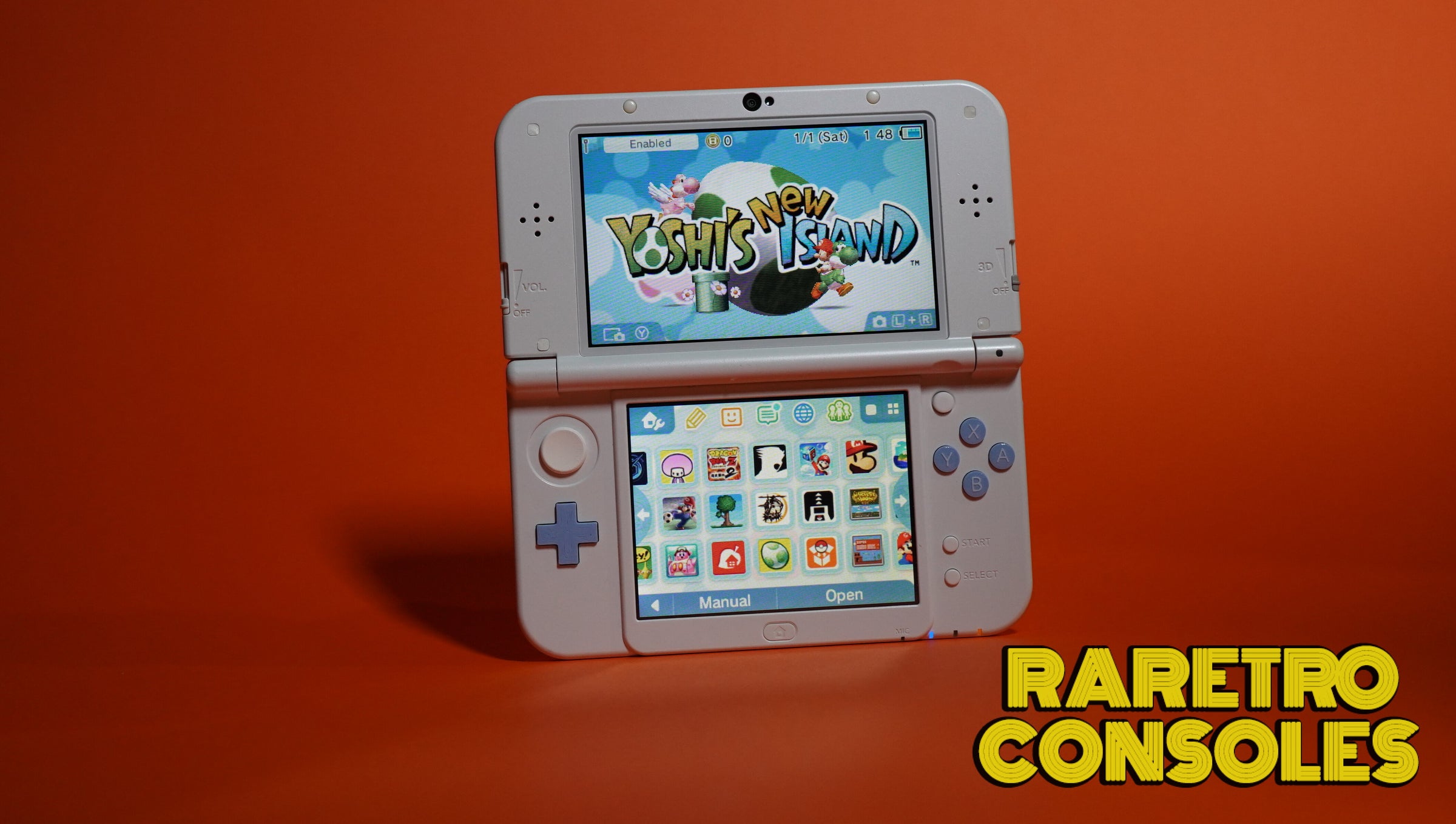 Pearl White New Nintendo 3DS XL with Custom Buttons | Raretro Consoles