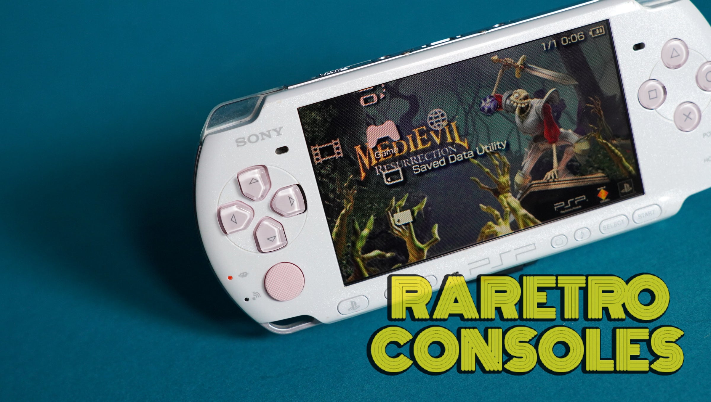 Pearl White x Pink PSP 3000 PlayStation Portable | Raretro Consoles