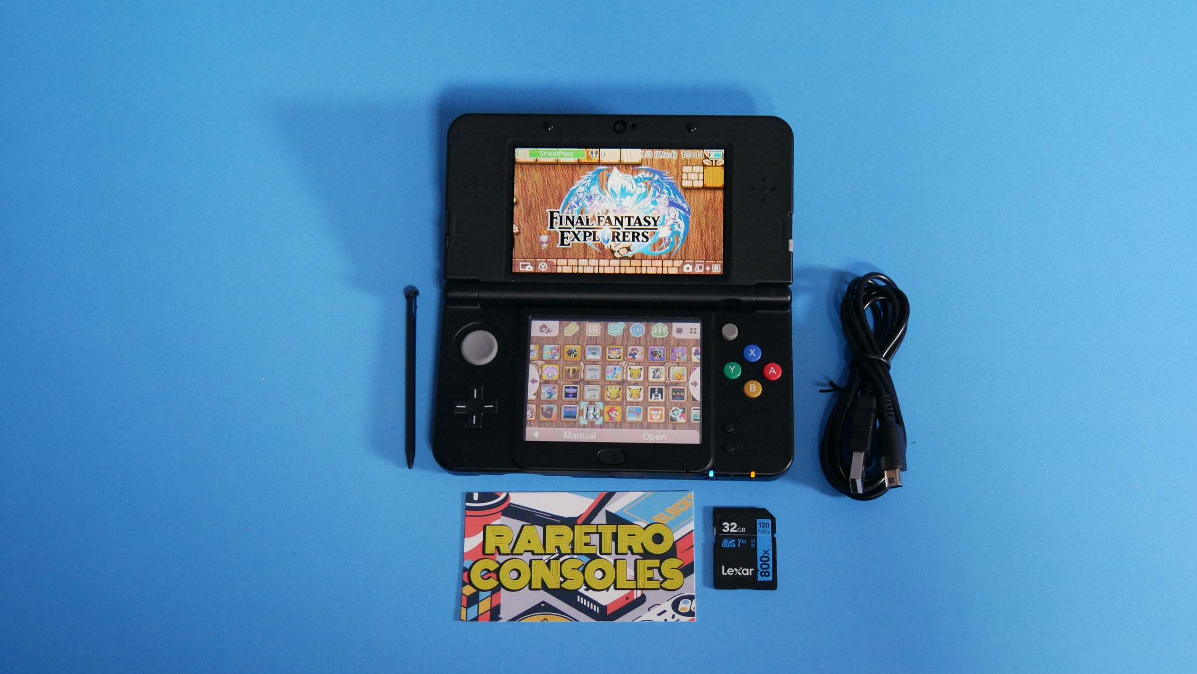 New Nintendo 3DS No. 024 Wooden Super Mario Plates | Raretro Consoles