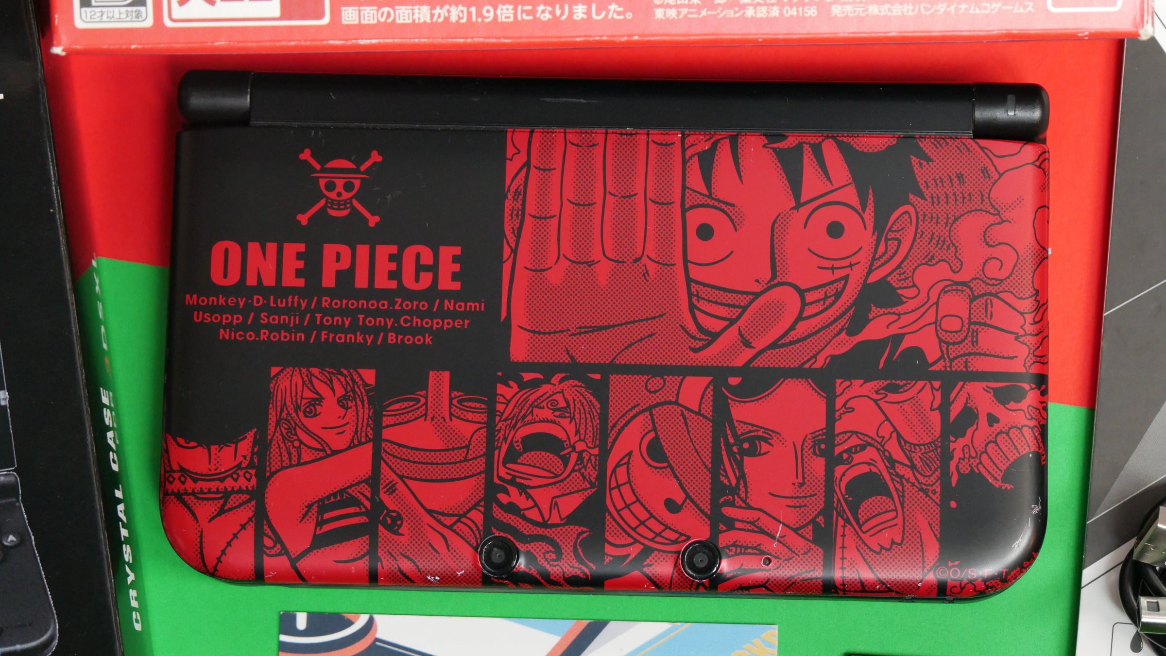 Nintendo 3DS ONE PIECE ルフィレッド（箱、ソフト付き） Nintendo 3DS ONE PIECE ルフィレッド（箱、ソフト付き）（ONE