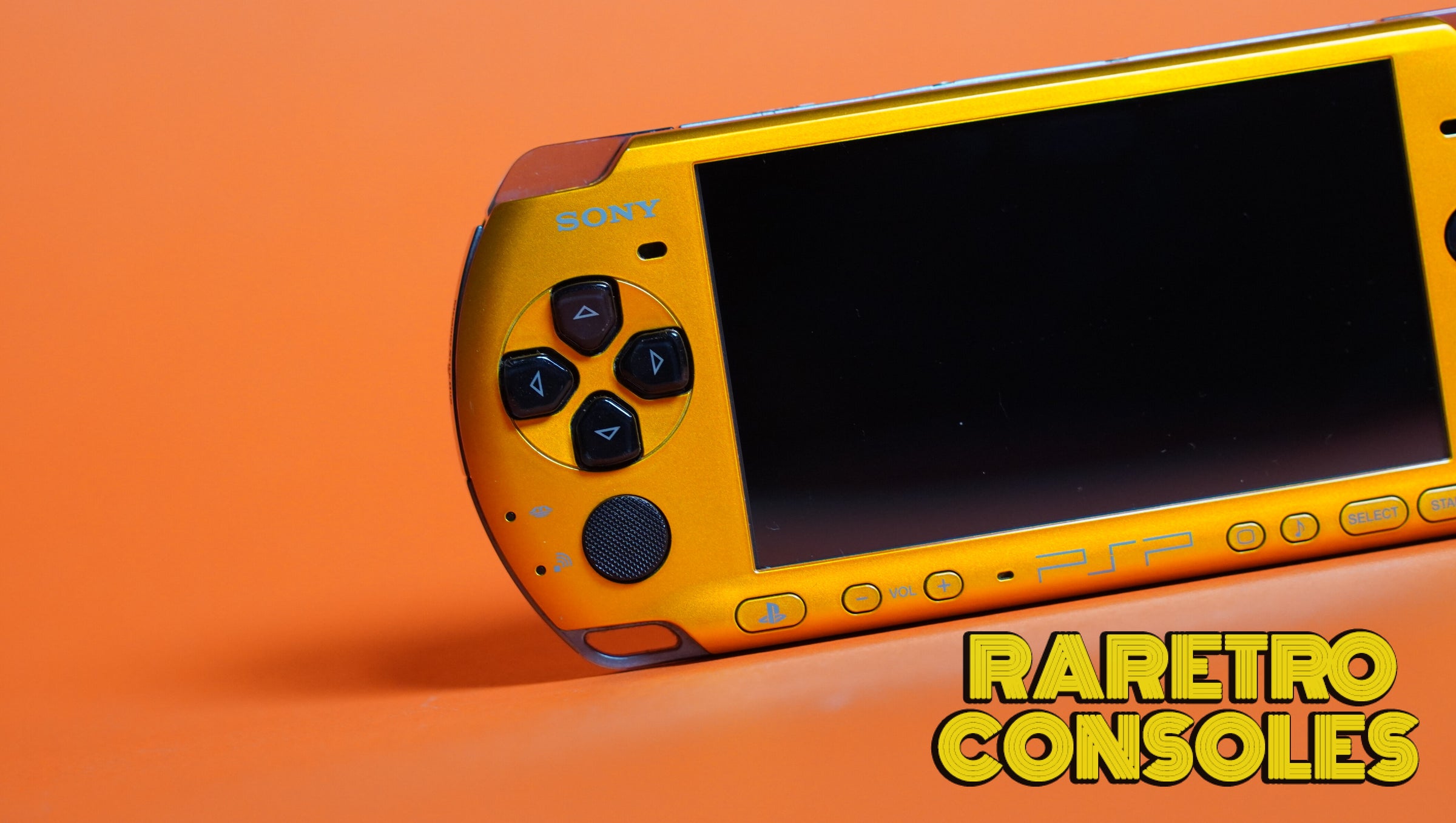 Yellow Sony Playstation Portable PSP 3000 | Raretro Consoles