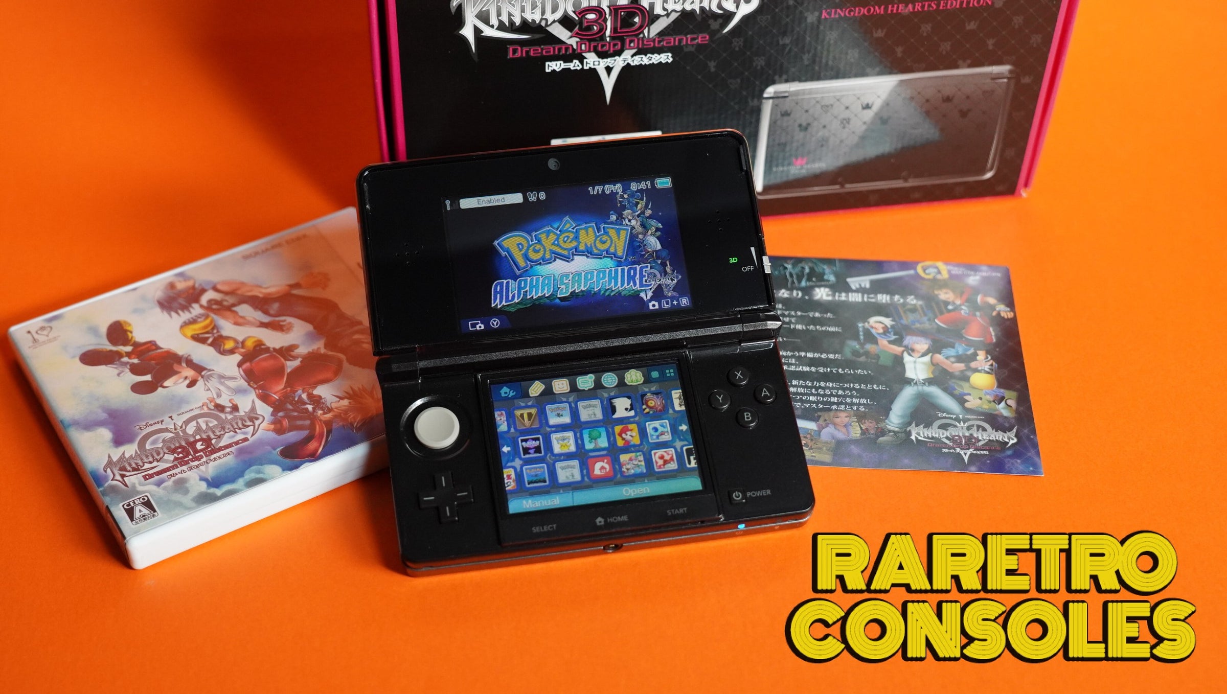 Nintendo 3DS Kingdom Hearts 3D Dream Drop Distance Console with