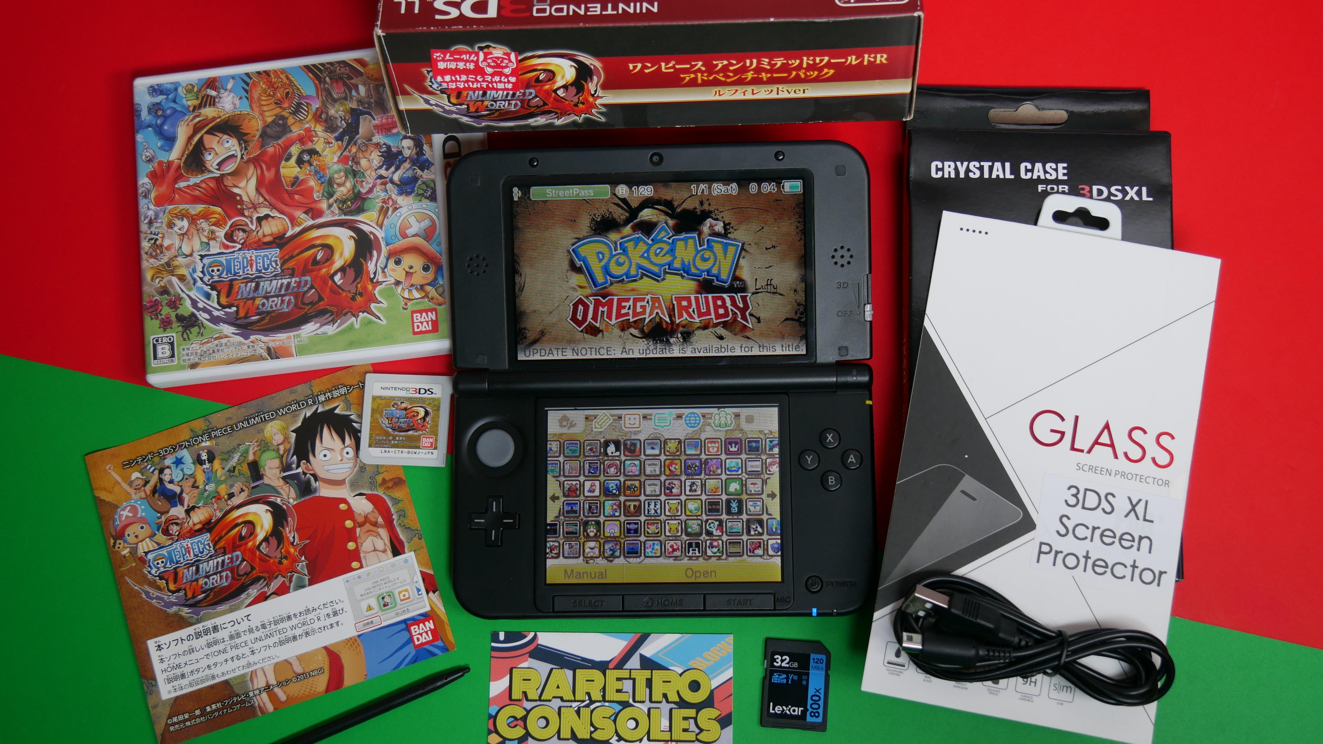 Nintendo 3DS XL One Piece Unlimited World Adventure Luffy