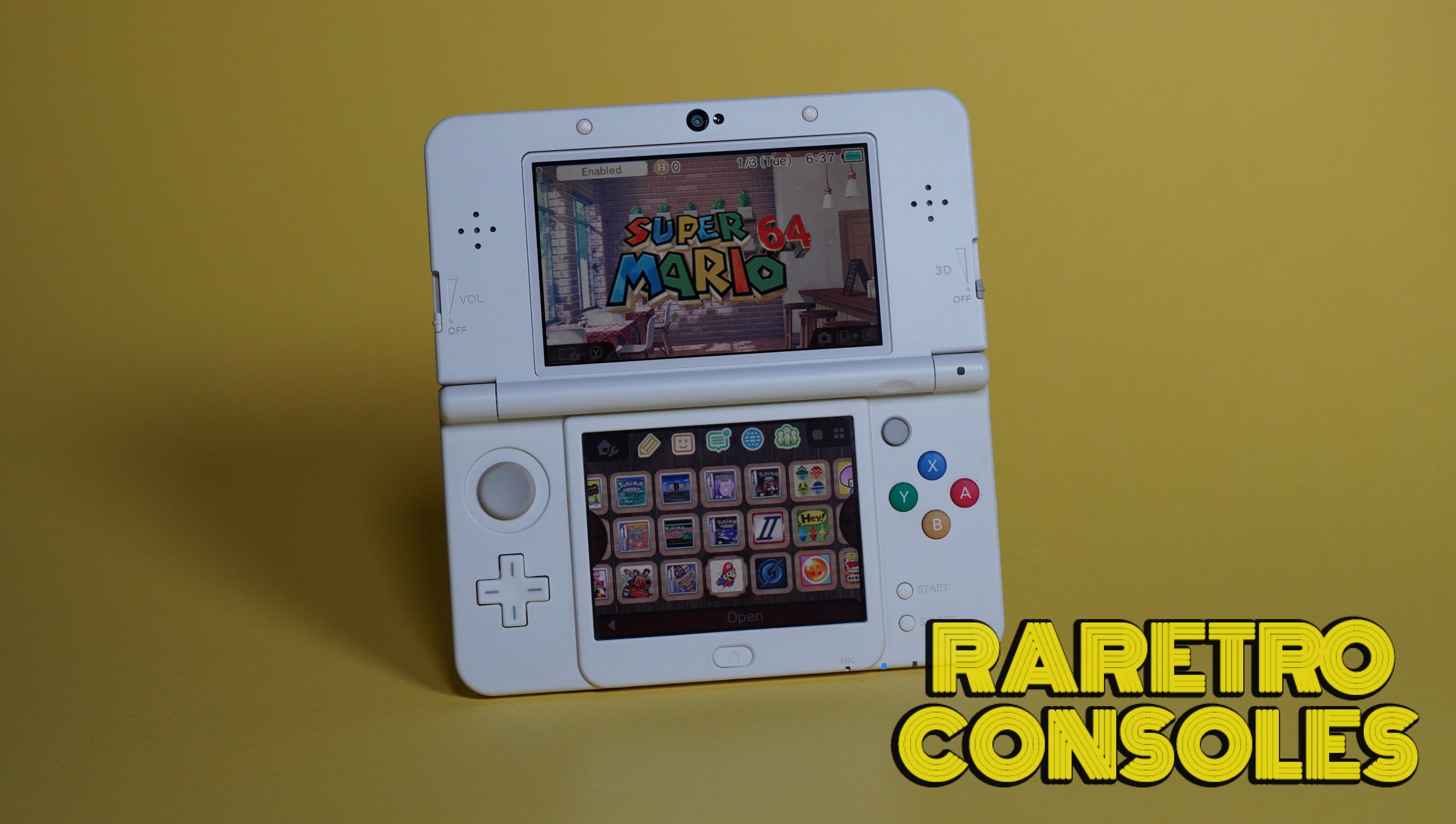 New Nintendo 3DS With No. 075 Mickey Mouse Comic Plates | Raretro