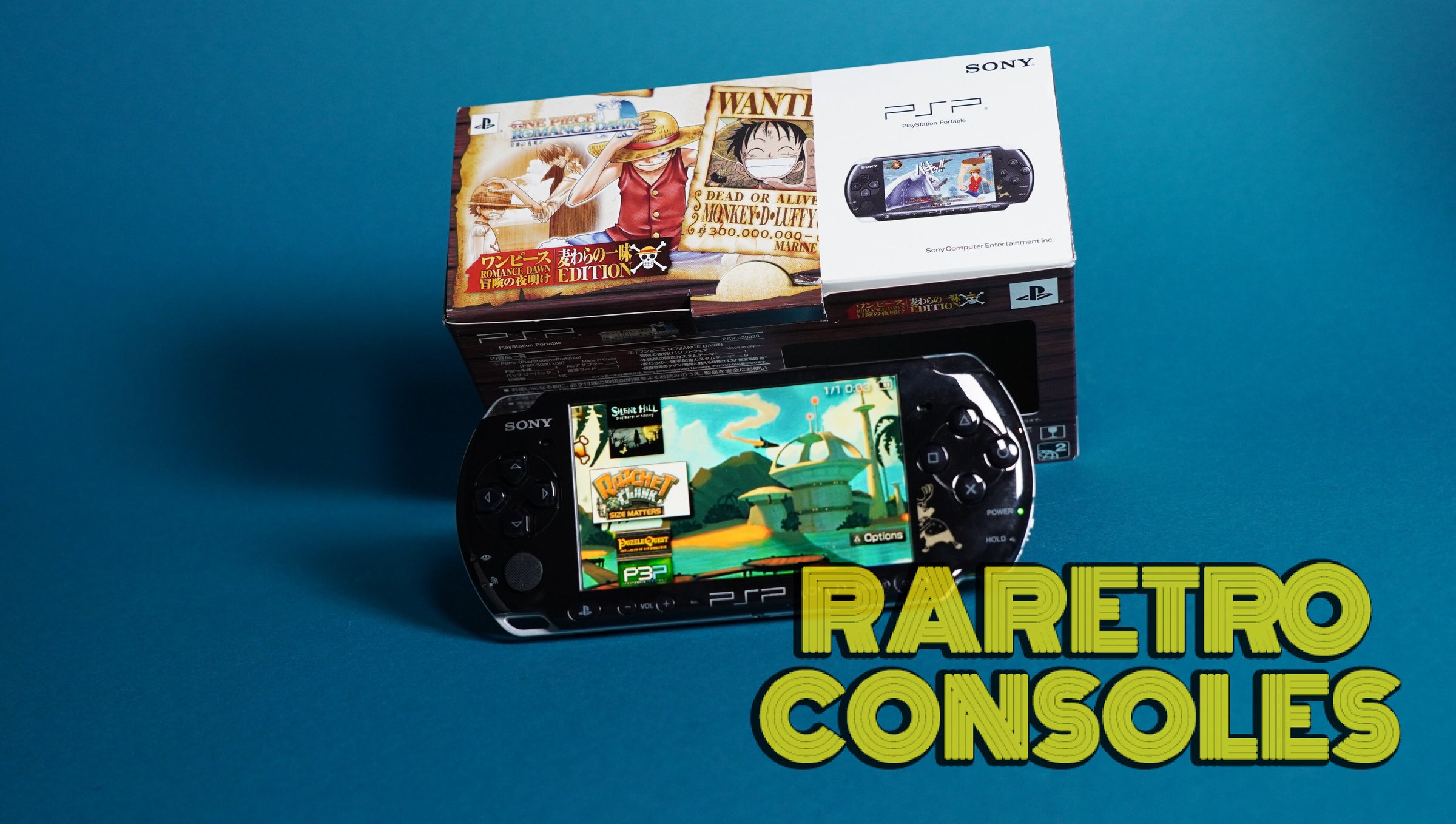 Sony PSP 3000 One Piece Romance Dawn Limited Edition with box