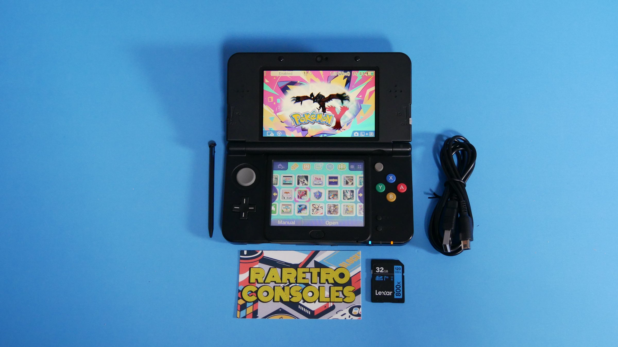New Nintendo 3DS with No. 053 Boo Clouds Plates | Raretro