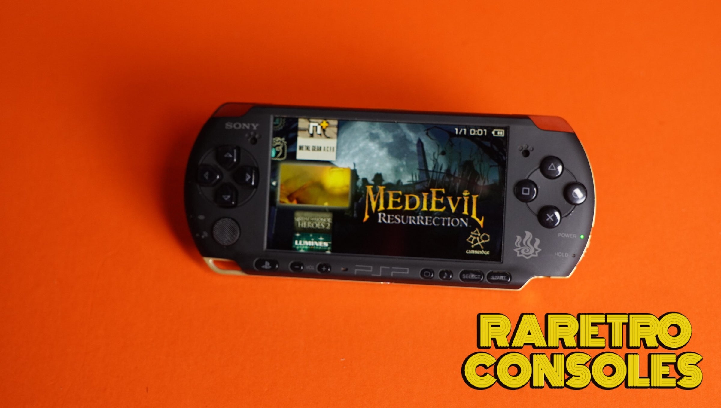 PSP 3000 Monster Hunter 3rd Matte Black Japanese Limited Edition