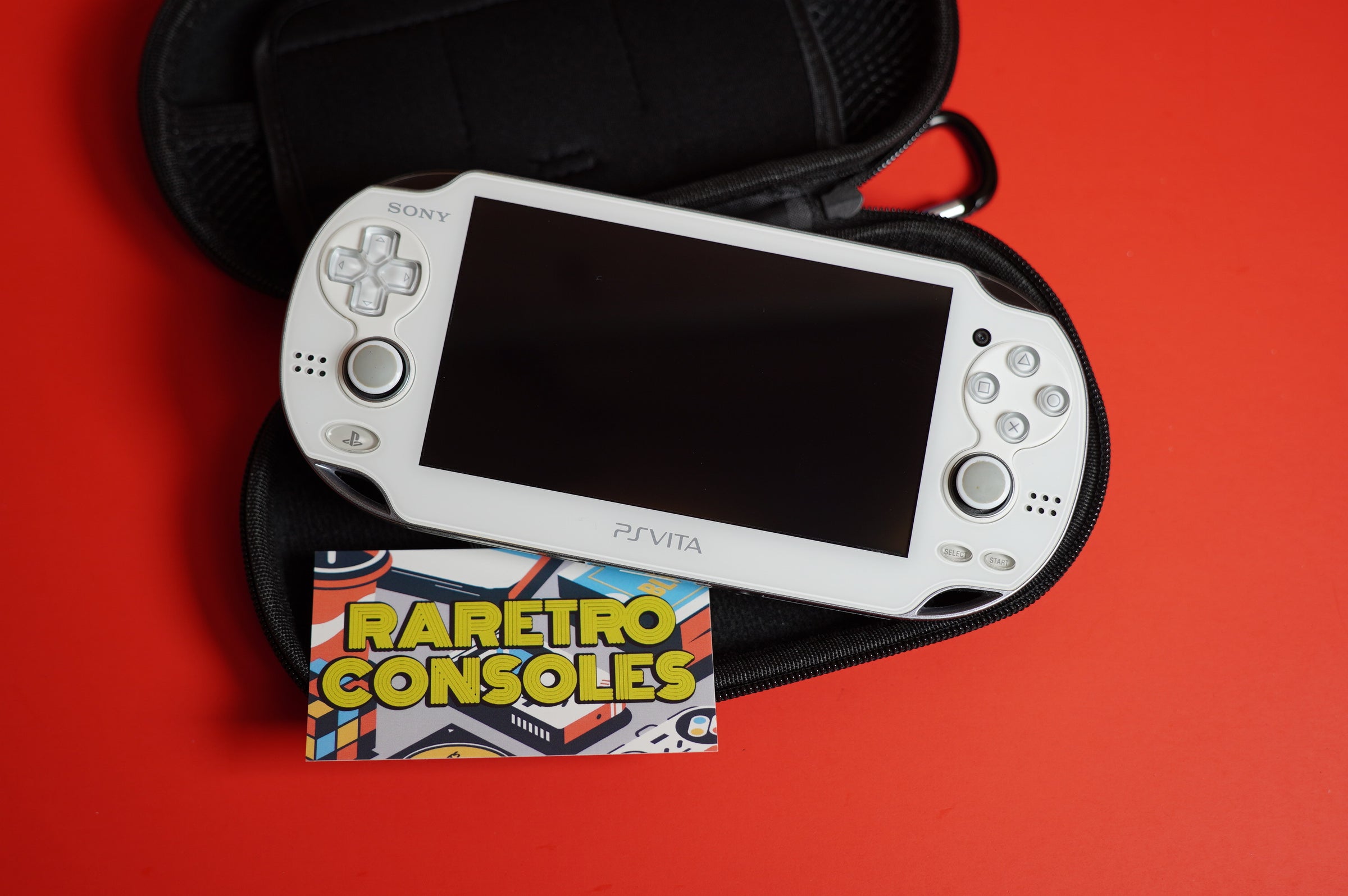 Pearl White Sony PlayStation Vita OLED 1000 | Raretro Consoles