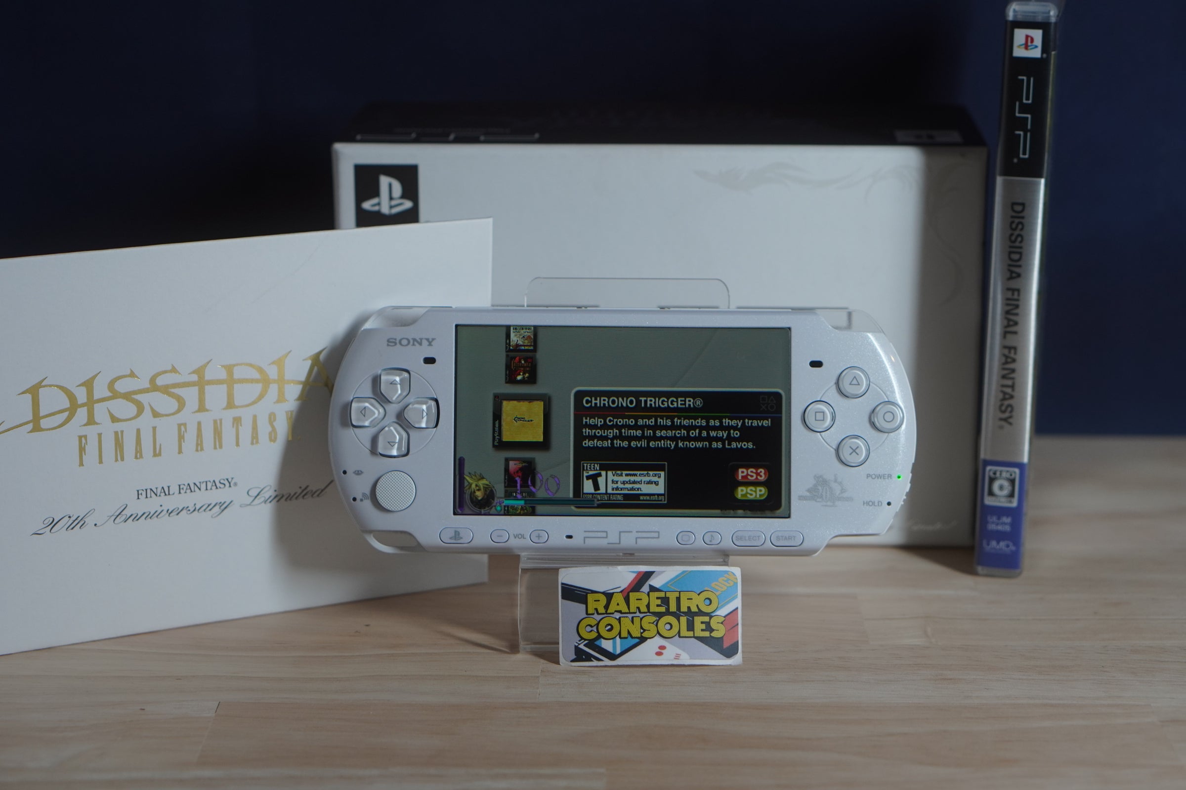 未使用　SONY　PSP3000 ディシディア　FF20周年　記念モデル　希少 PSポータブルPSP3000ファイナルファンタジーディシディア20th