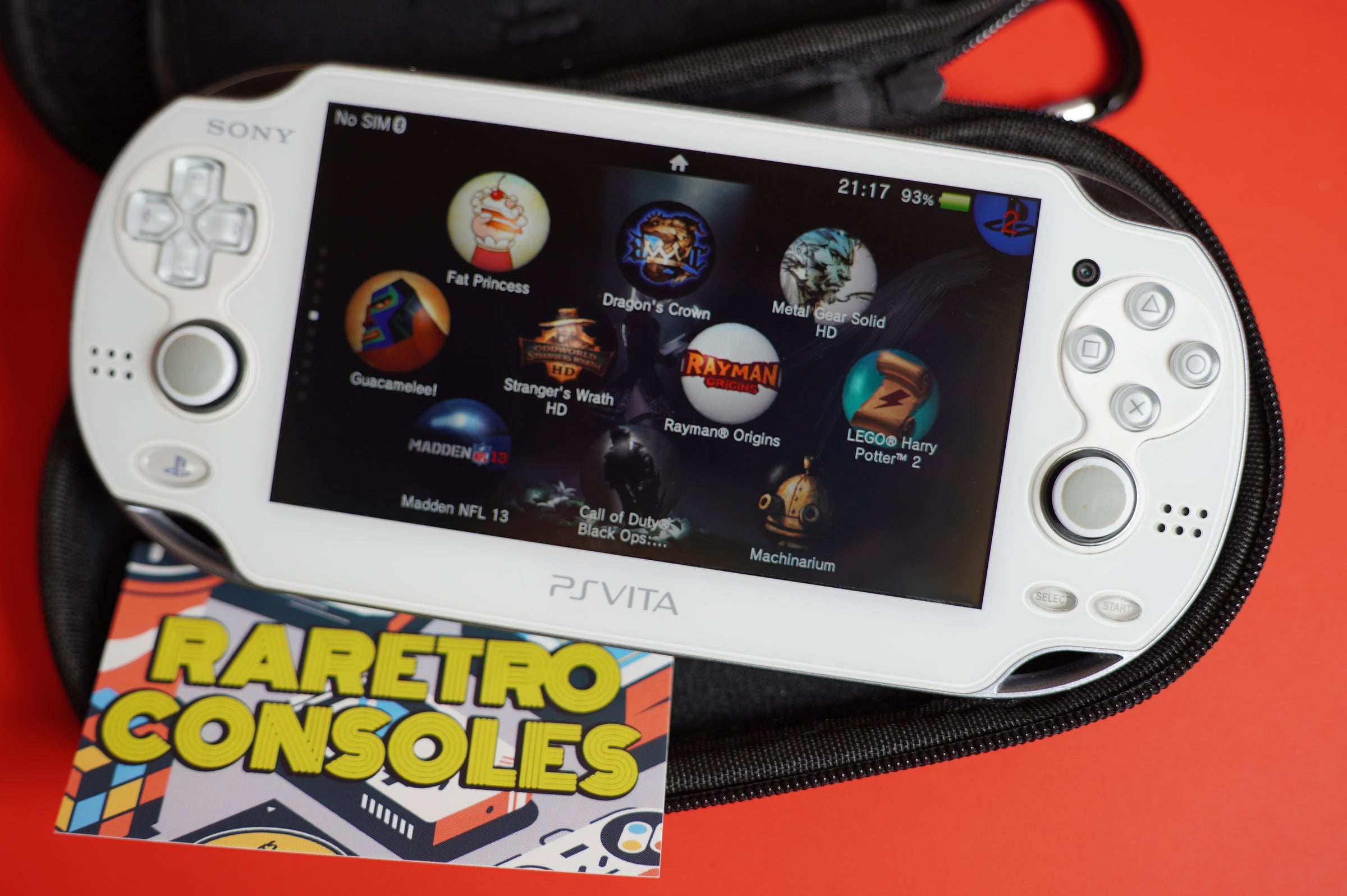 Pearl White Sony PlayStation Vita OLED 1000 | Raretro Consoles