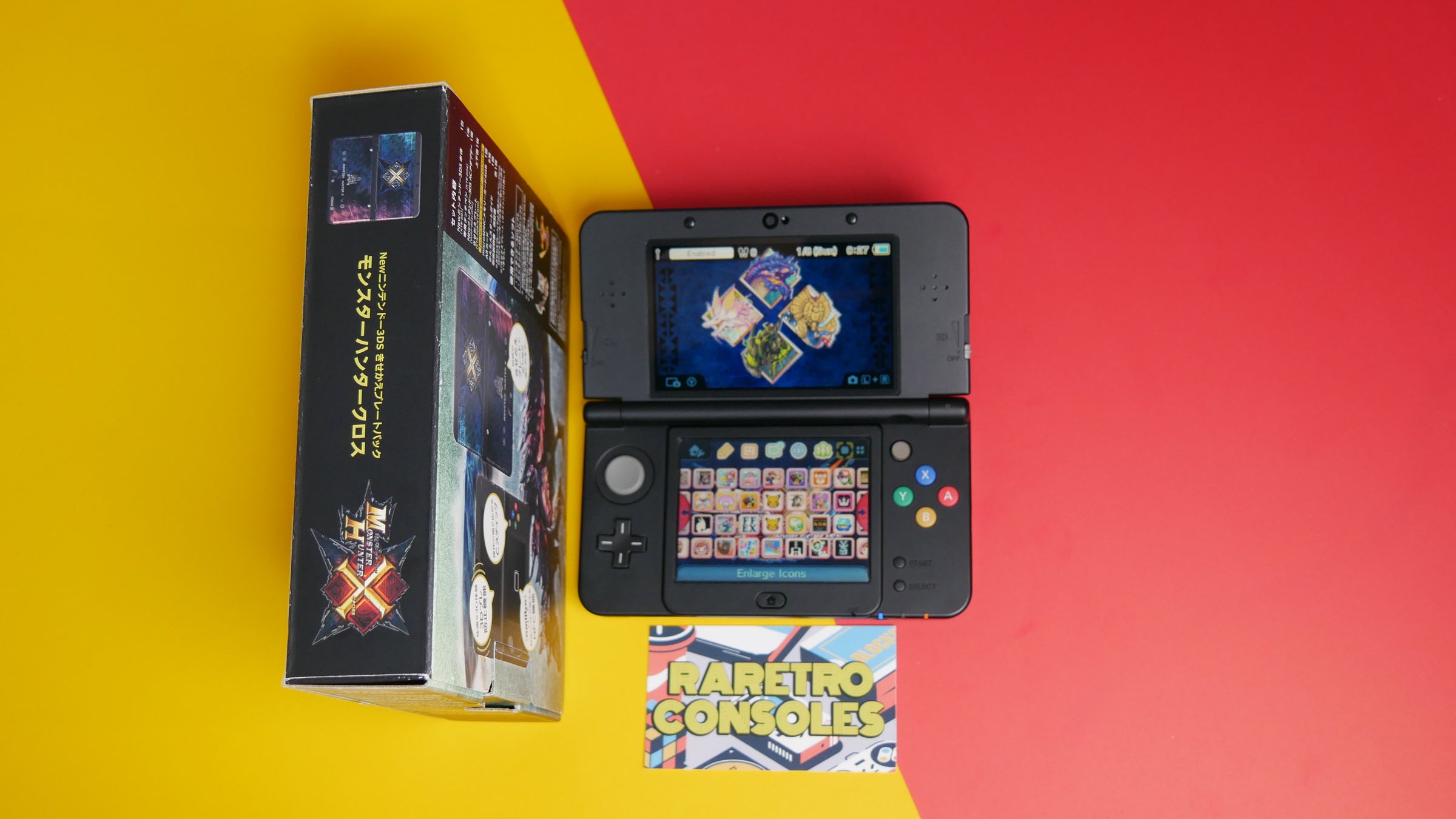 3DS&MHXのセット New Nintendo 3DS Special Edition Monster Hunter X with Box
