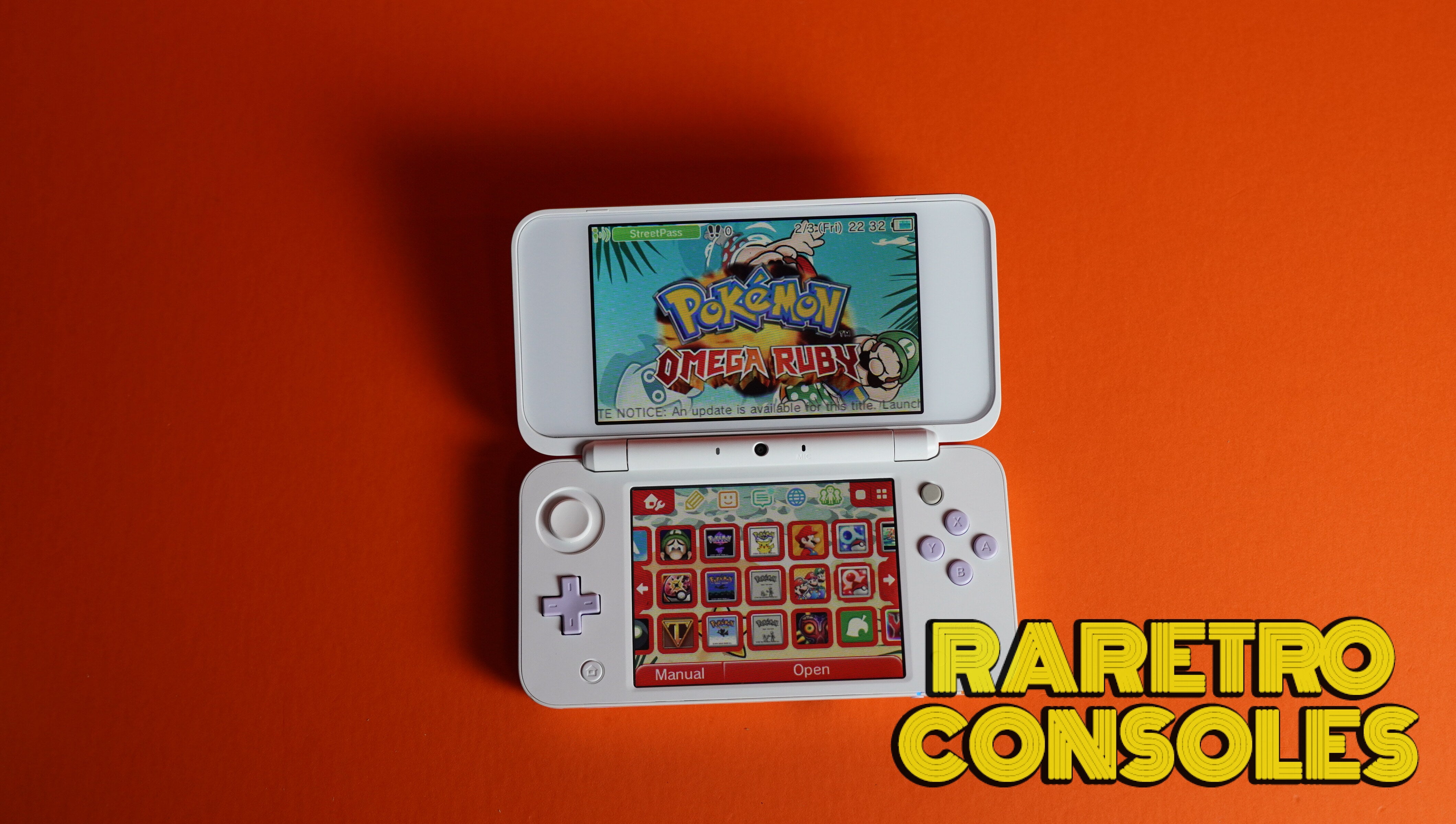 Nintendo New 2DS XL in Lavender x White | Raretro Consoles