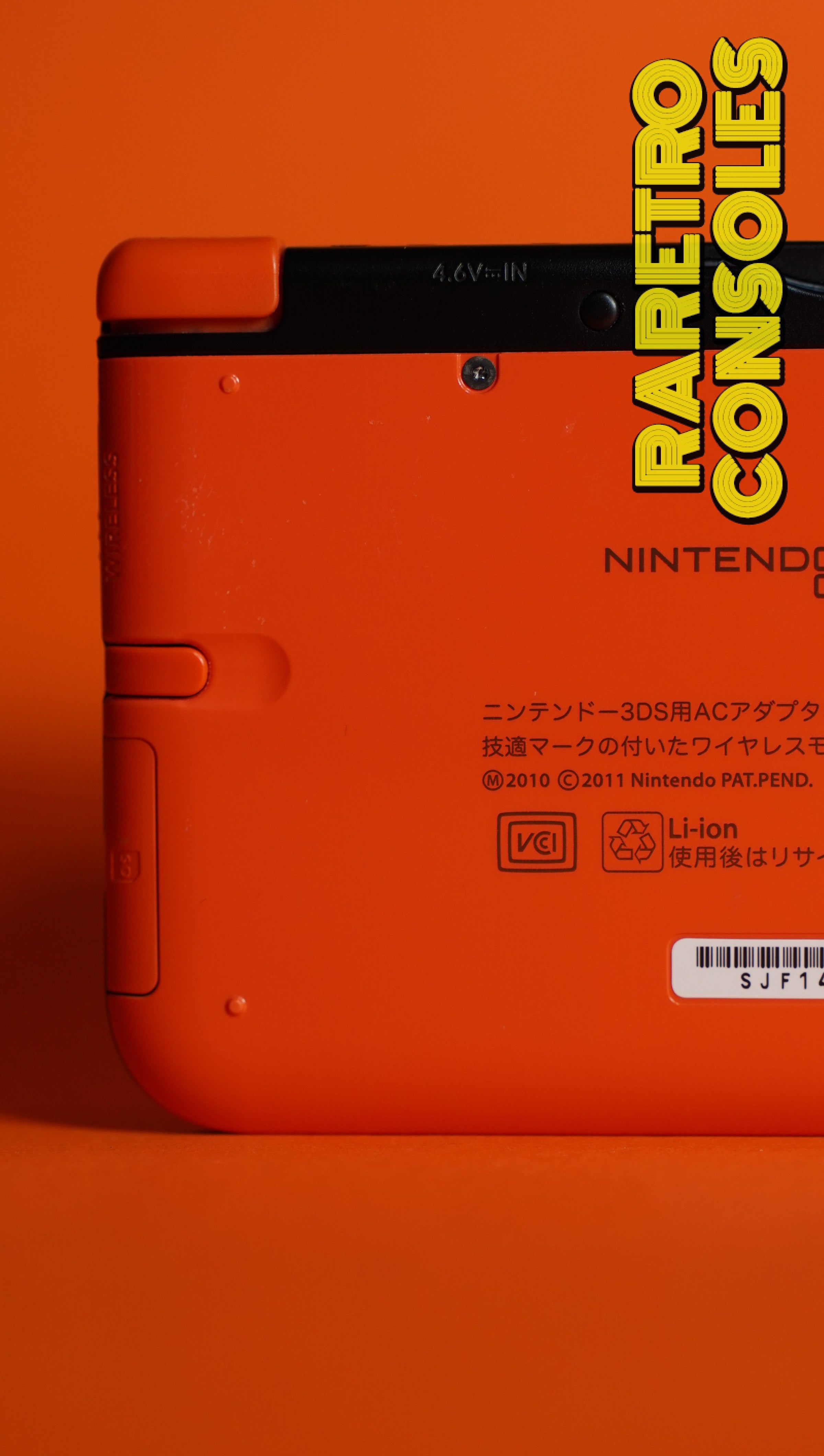 Orange x Black Nintendo 3DS XL | Raretro Consoles
