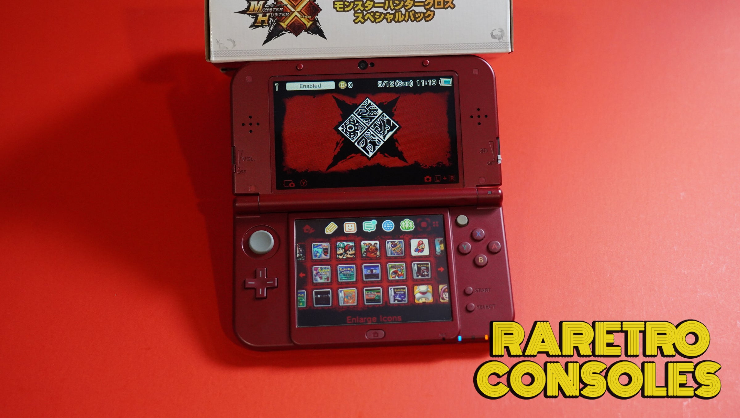 Dual IPS New Nintendo 3DS XL Monster Hunter Generations X with Box