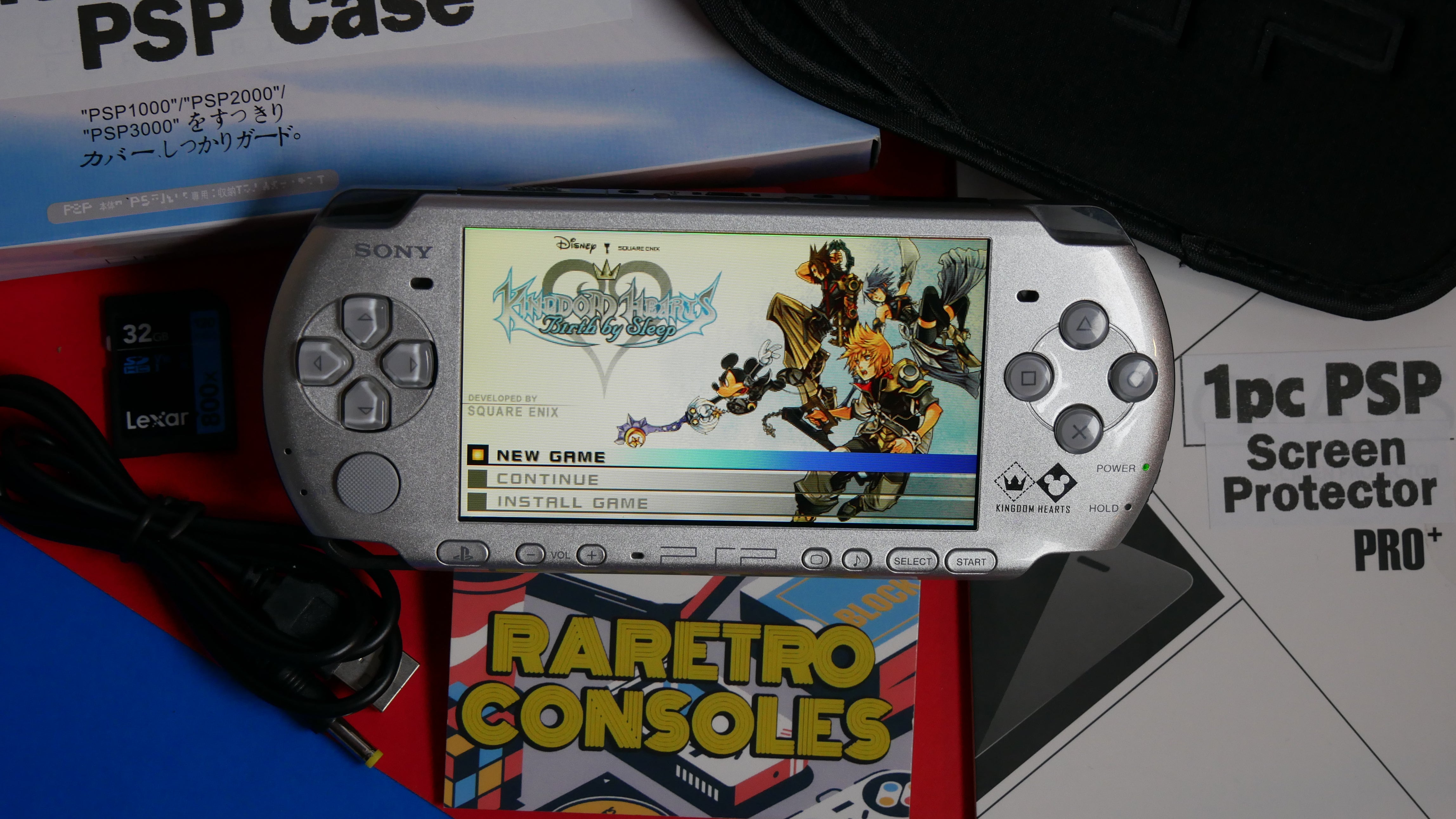 「KINGDOM HEARTS 」モデル　PSP-3000XUS PSP 3000 Kingdom Hearts Birth By Sleep Limited Box Console