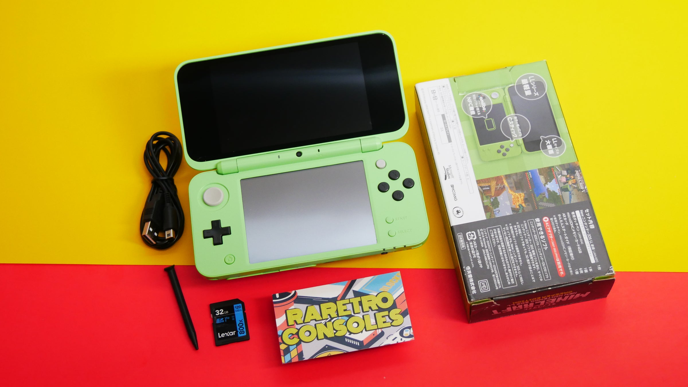 Nintendo New 2DS XL Minecraft Edition 'Creeper' with Box | Raretro