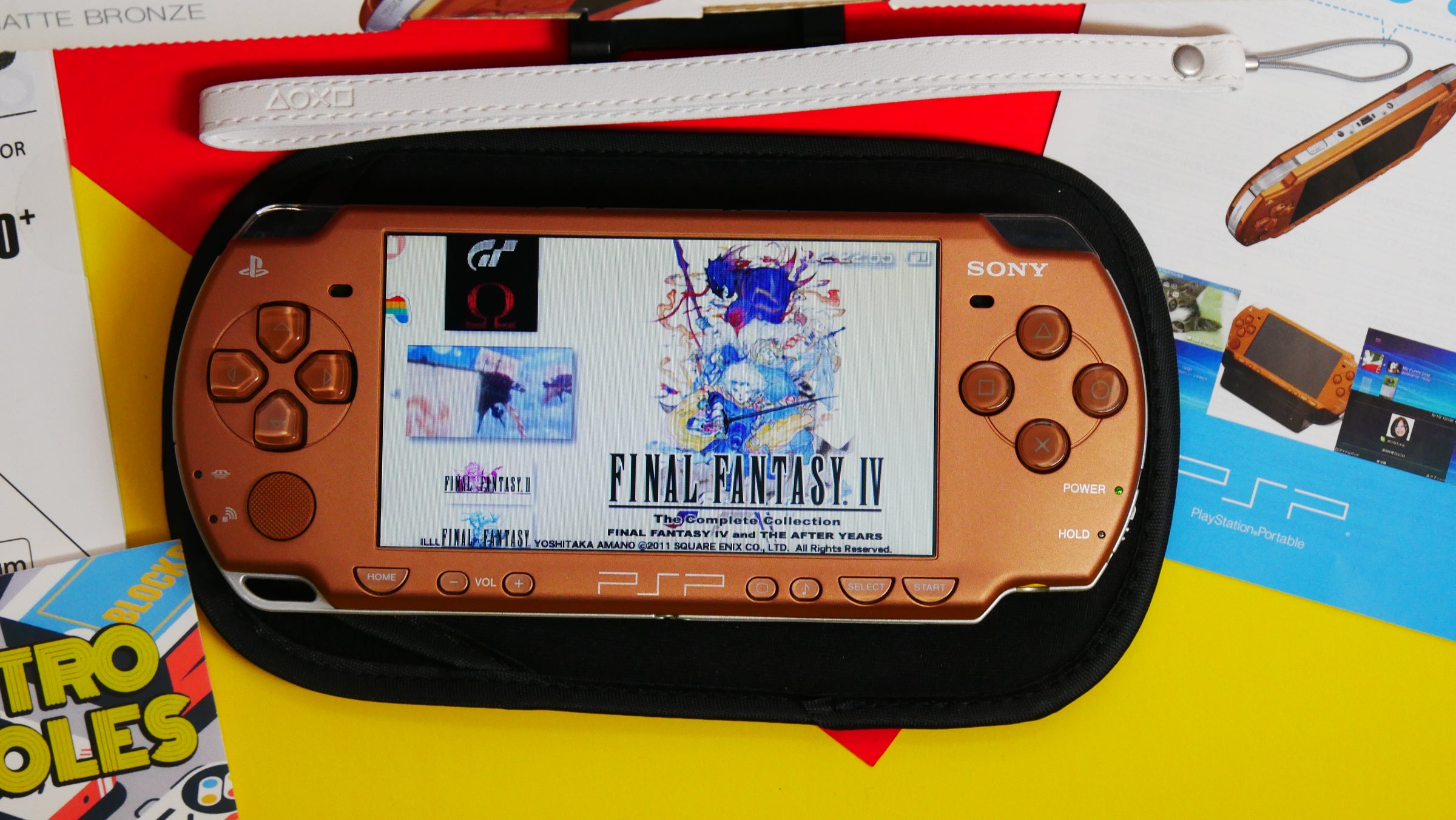 Sony PlayStation Portable PSP 2000 Matte Bronze with box | Raretro