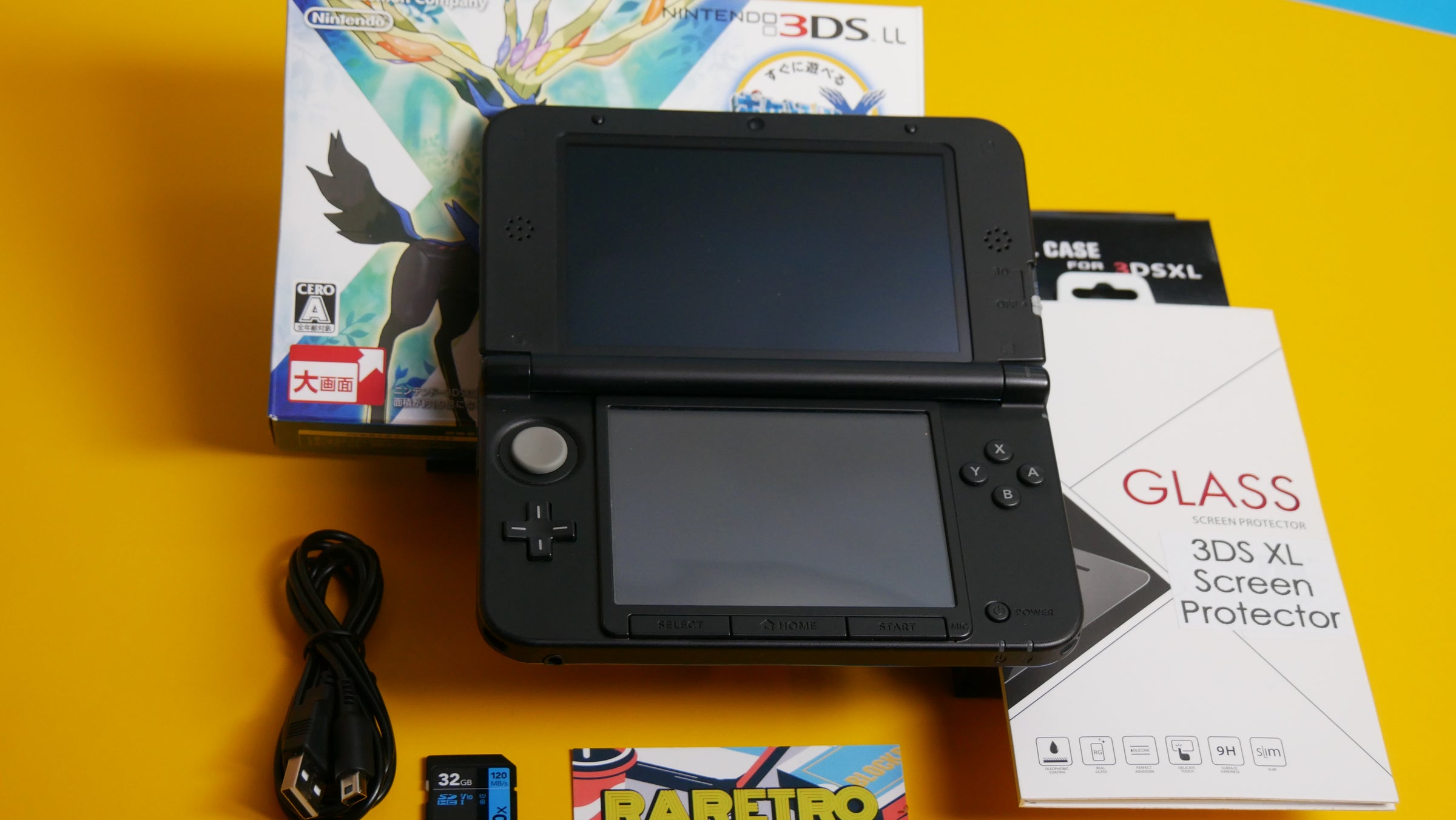 Nintendo 3DS XL Pokémon X and Y Limited Edition with Box | Raretro