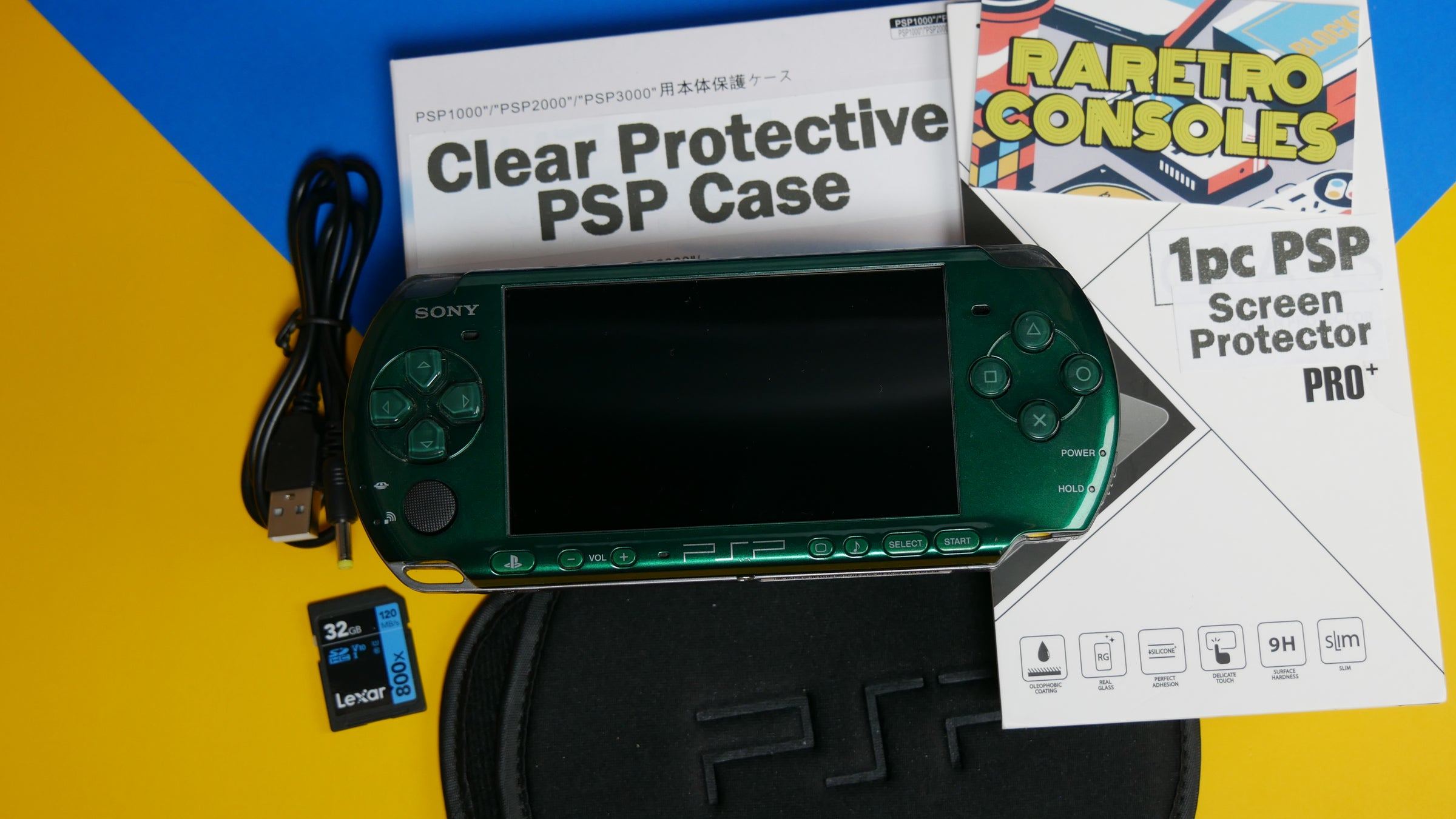 Sony PlayStation PSP 3000 Spirited Green | Raretro Consoles