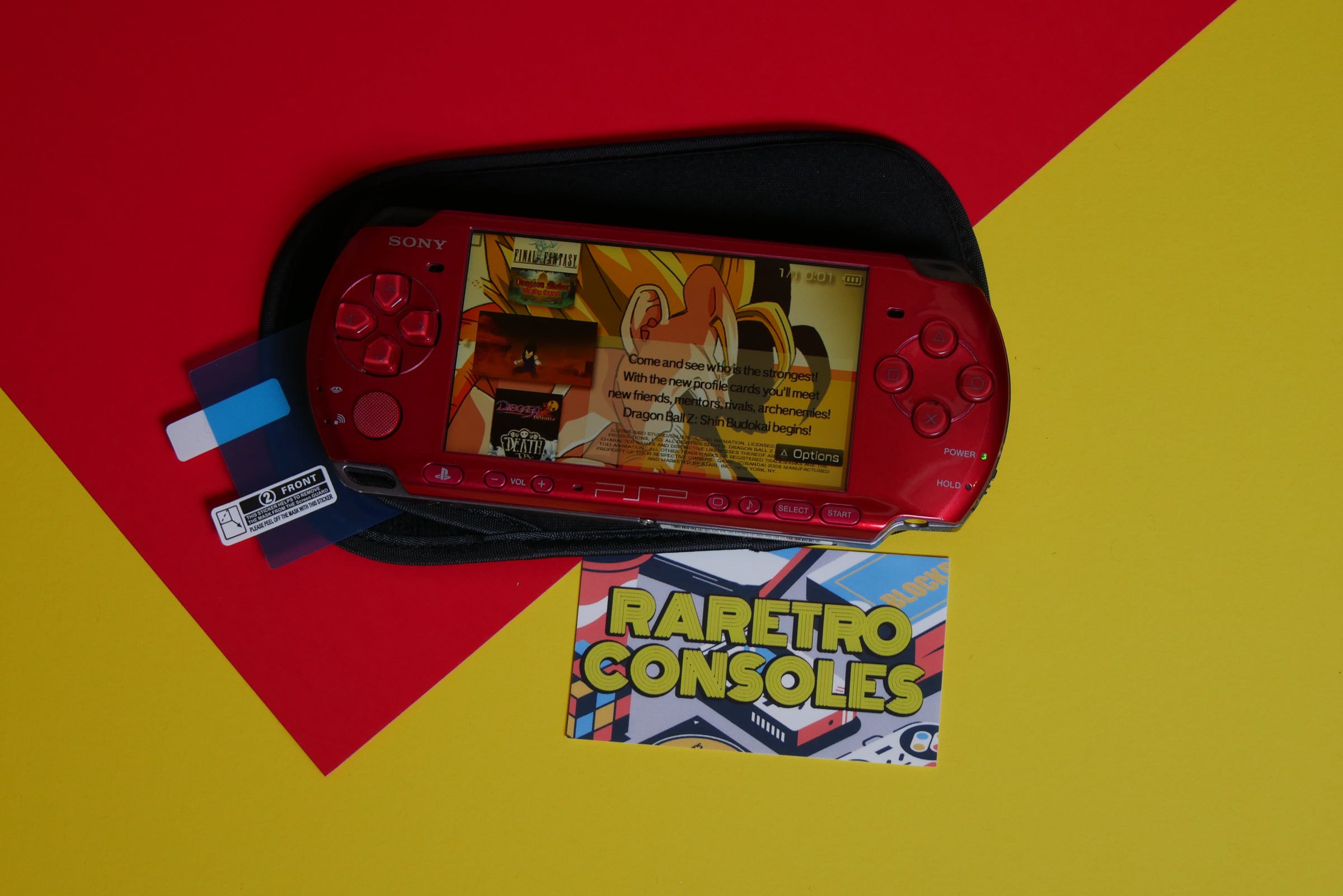 Sony PlayStation Portable PSP 3000 Carnival Red Console | Raretro