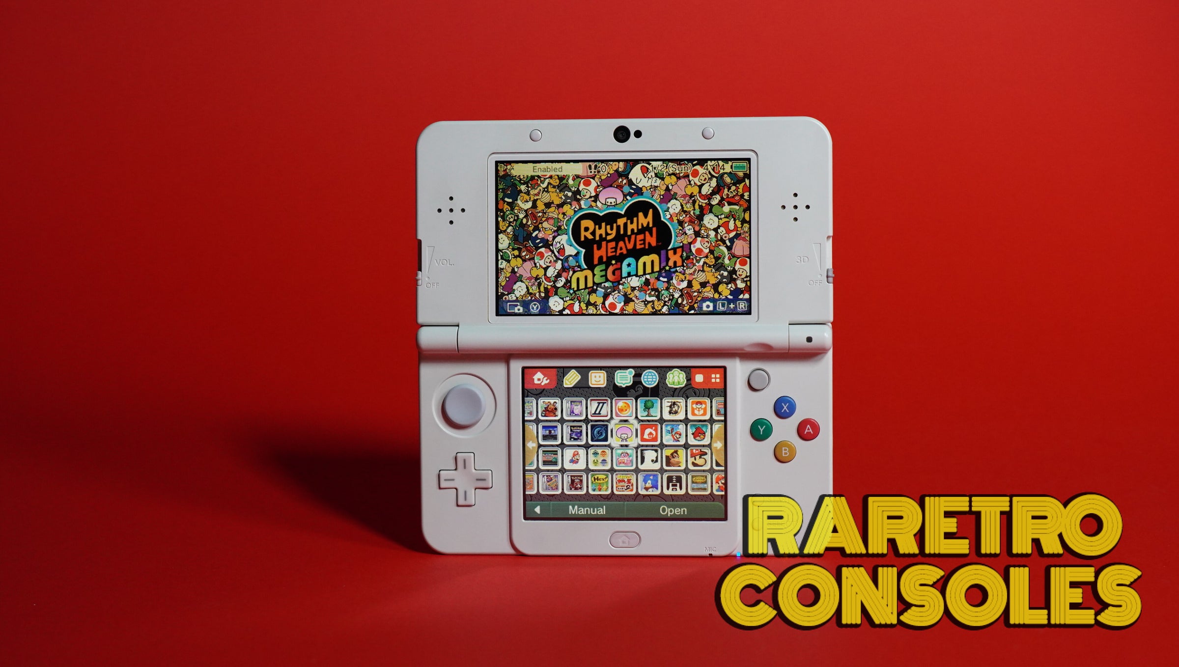 New Nintendo 3DS with No. 019 Red Mushroom Plates | Raretro Consoles